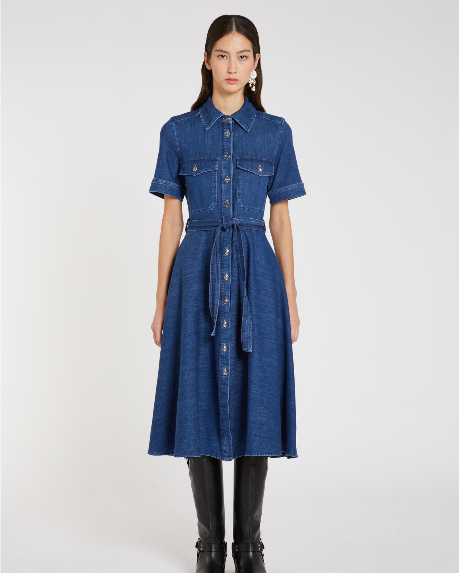 Denim Shirt Dress