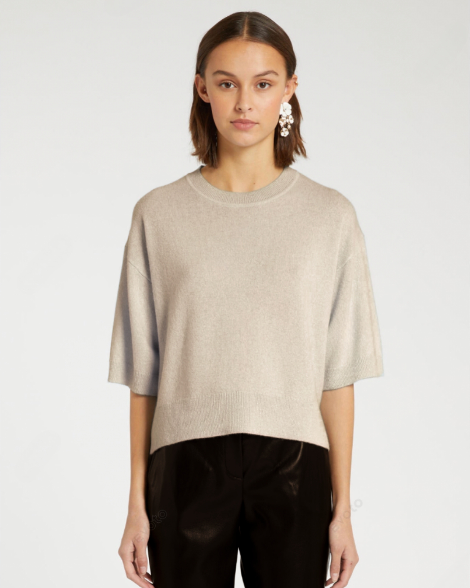 Short Sleeve Knit Jumper