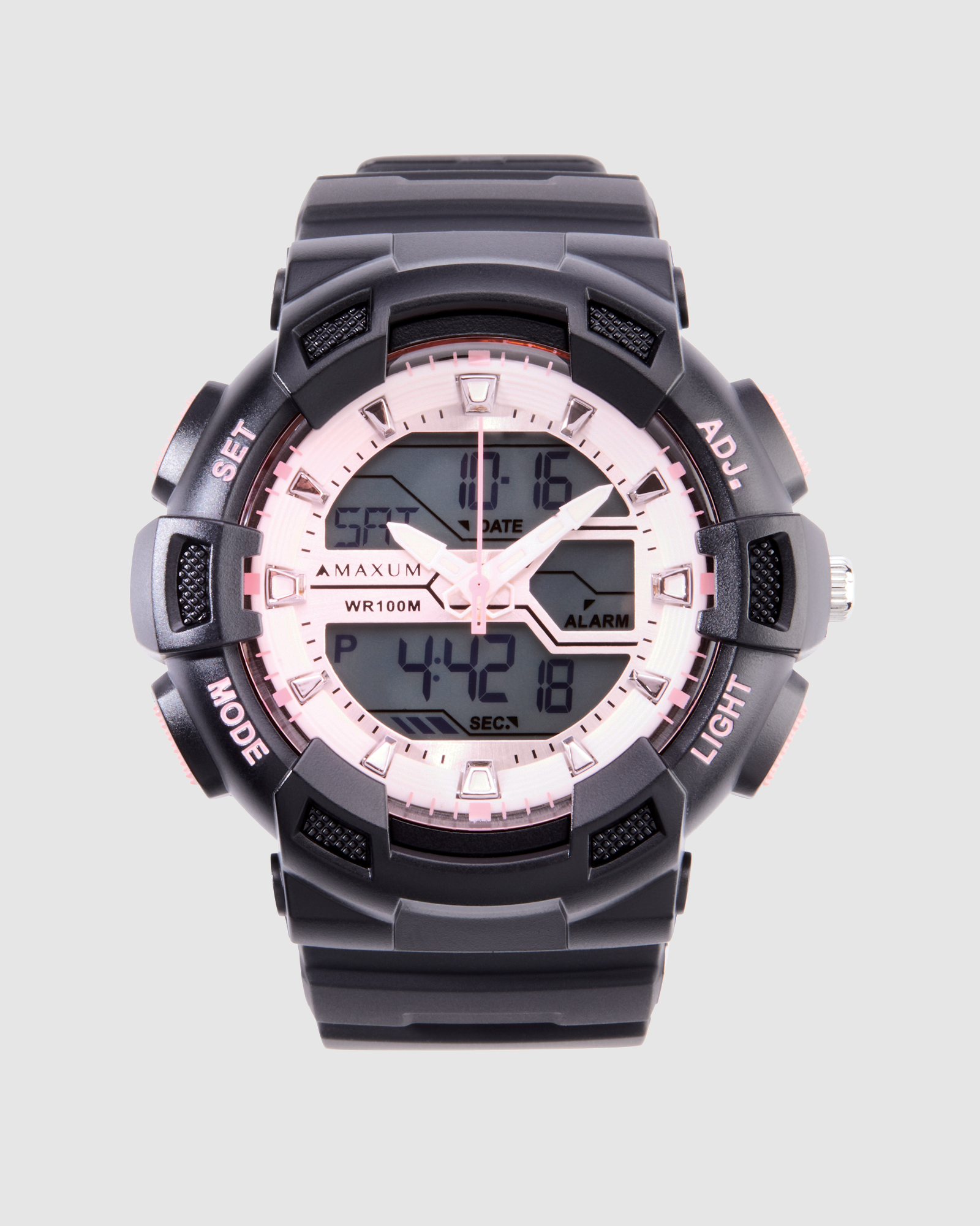 Spectre Black and Pink Analogue & Digital
