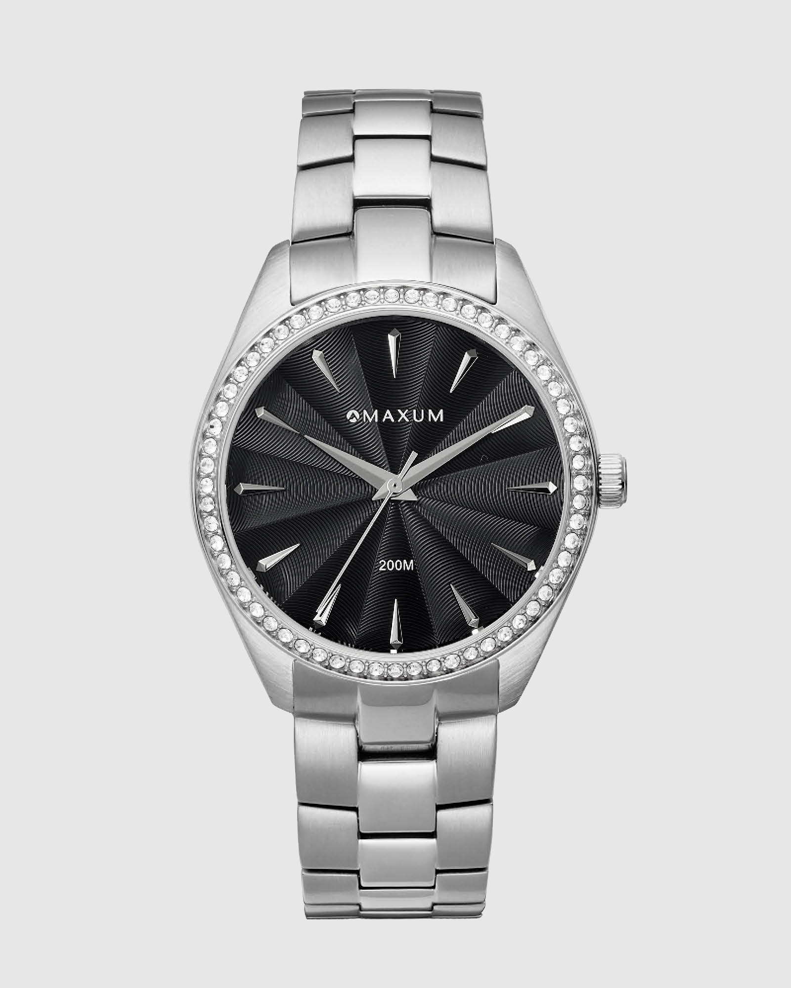 Sydney - Black Dial & Silver Tone Case & Bracelet