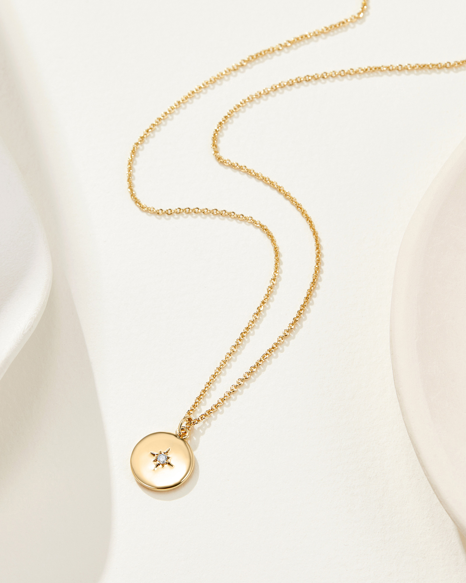 True North Necklace - 18K Gold Plated