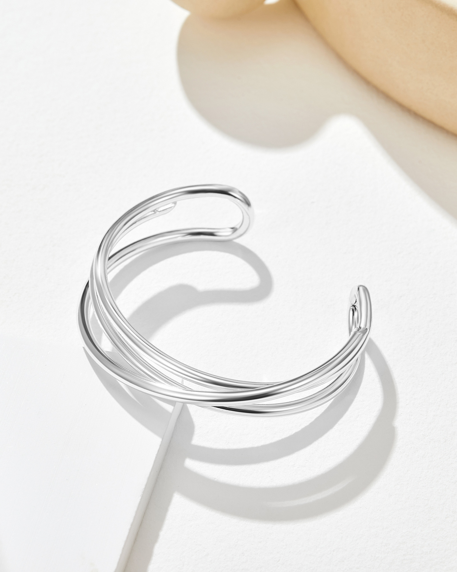 Muse Cuff - Silver Plated
