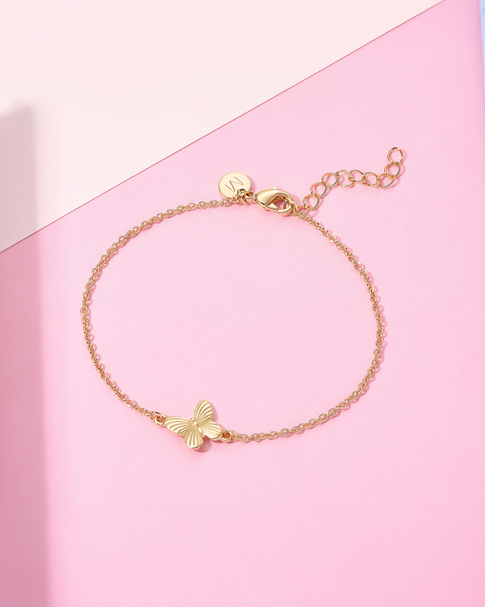 Bella Butterfly Bracelet - 18K Gold Plated