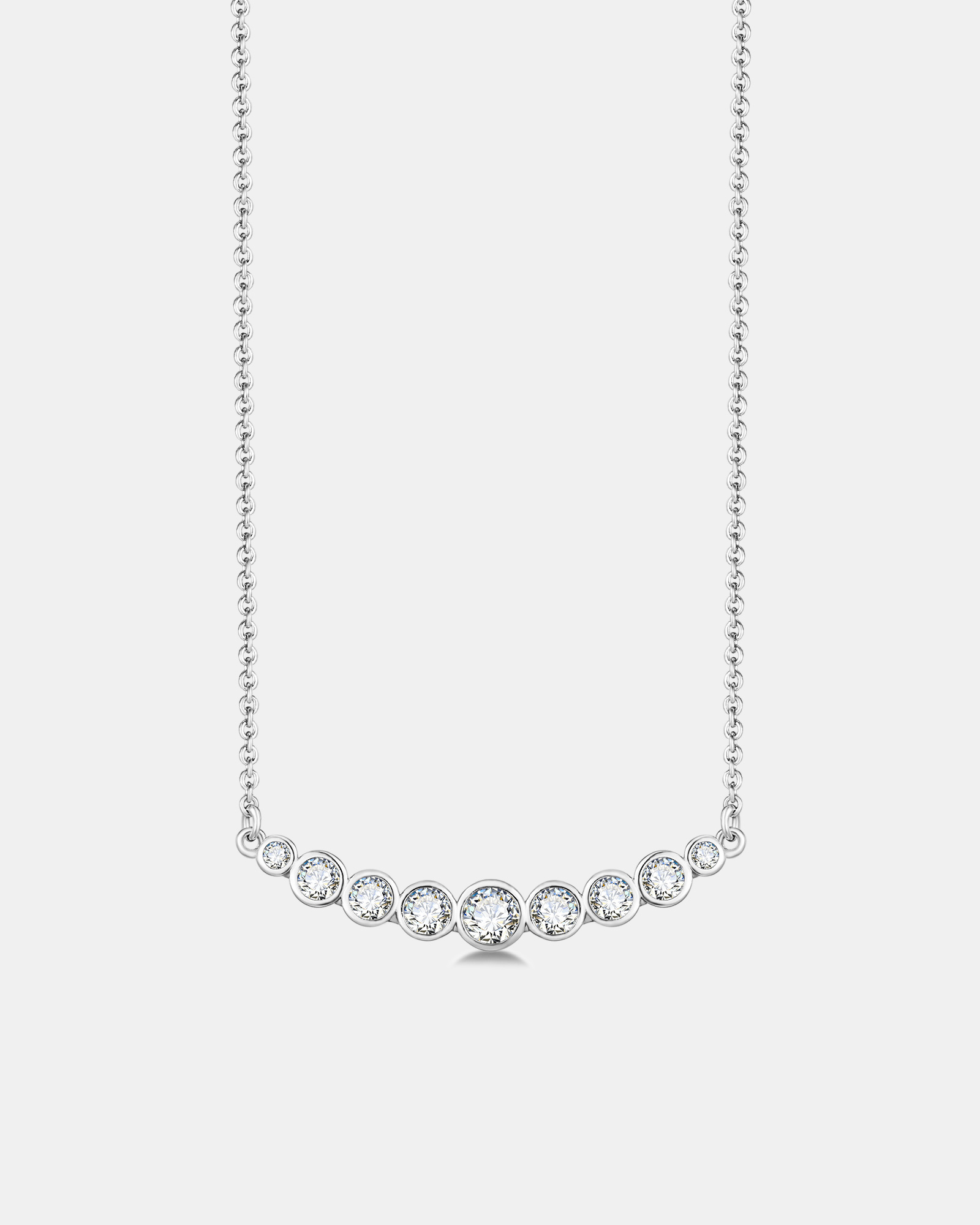 Isolade Necklace - Silver Plated