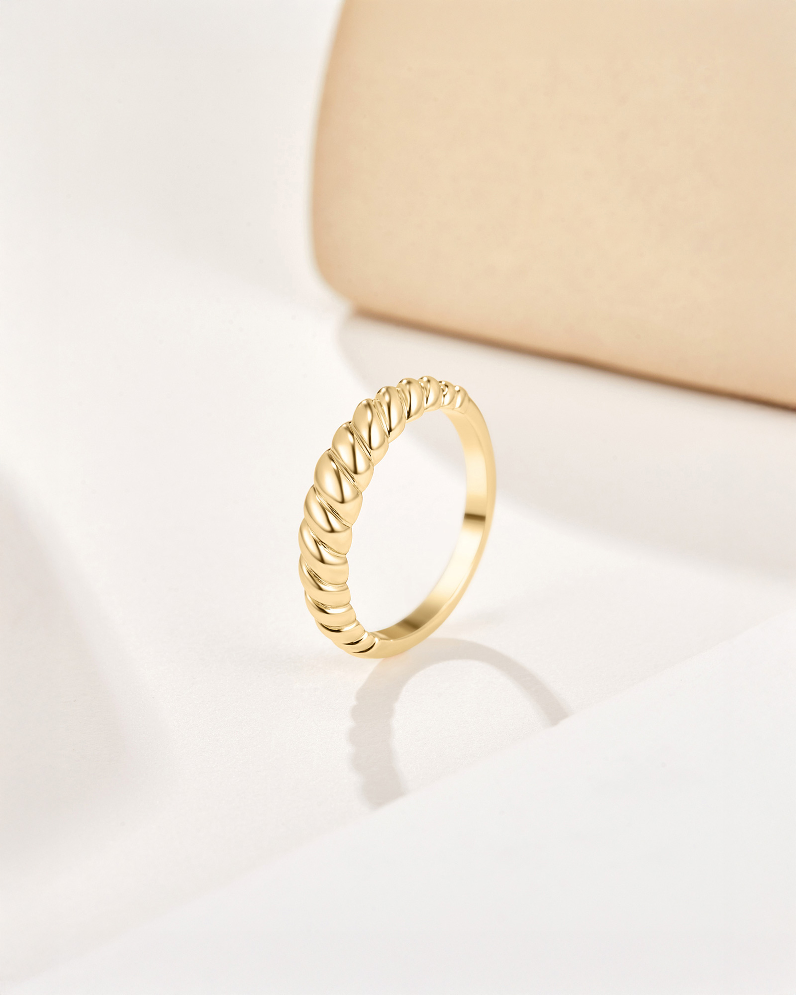 Croissant Ring - 18K Gold Plated