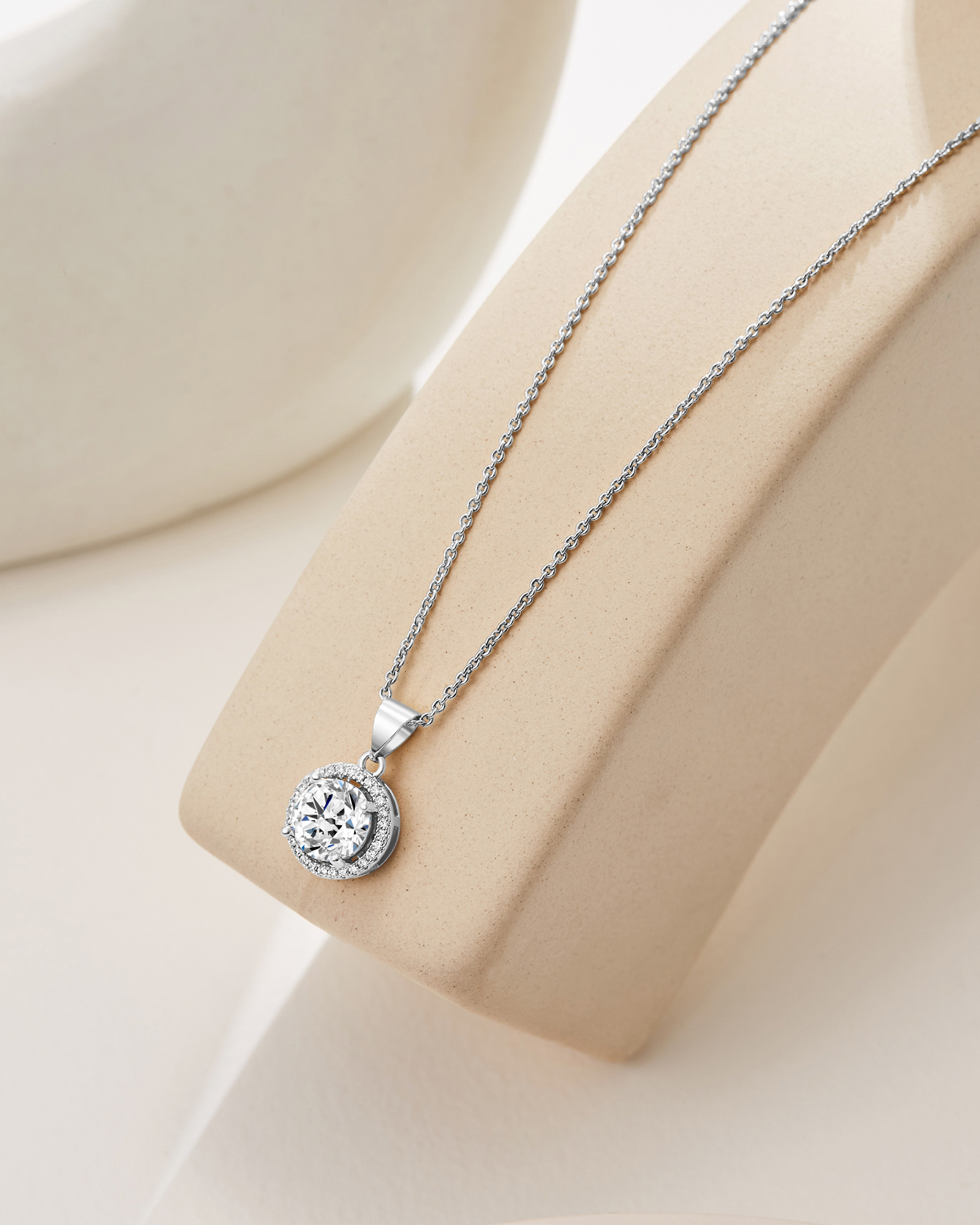 Nadia Necklace - Silver Plated