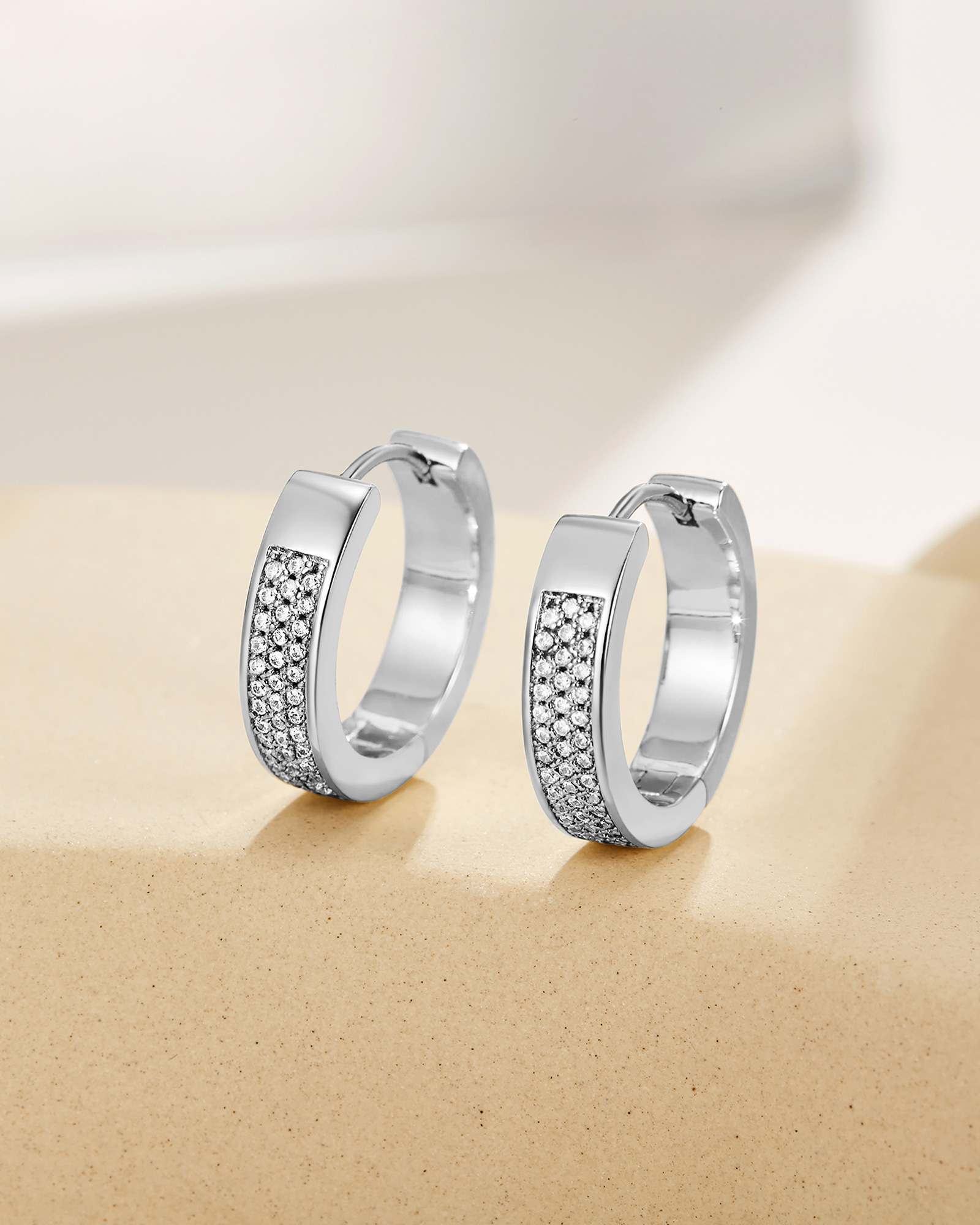 Lara Earrings - Silver Plated