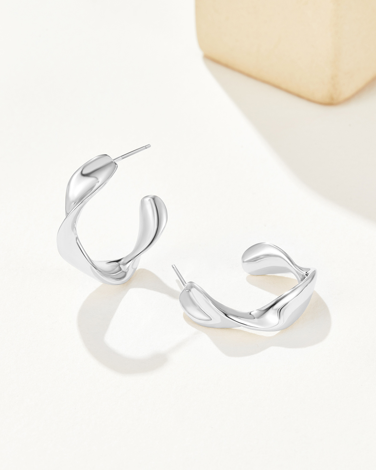 Formation Earrings - Silver Plated