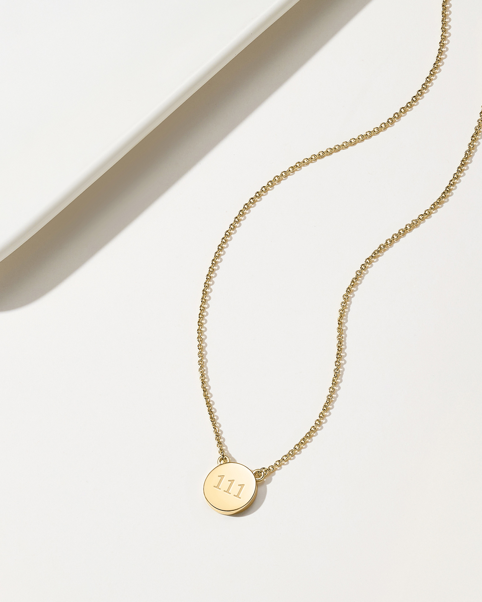 Angel Number Necklace 111 - 18K Gold Plated