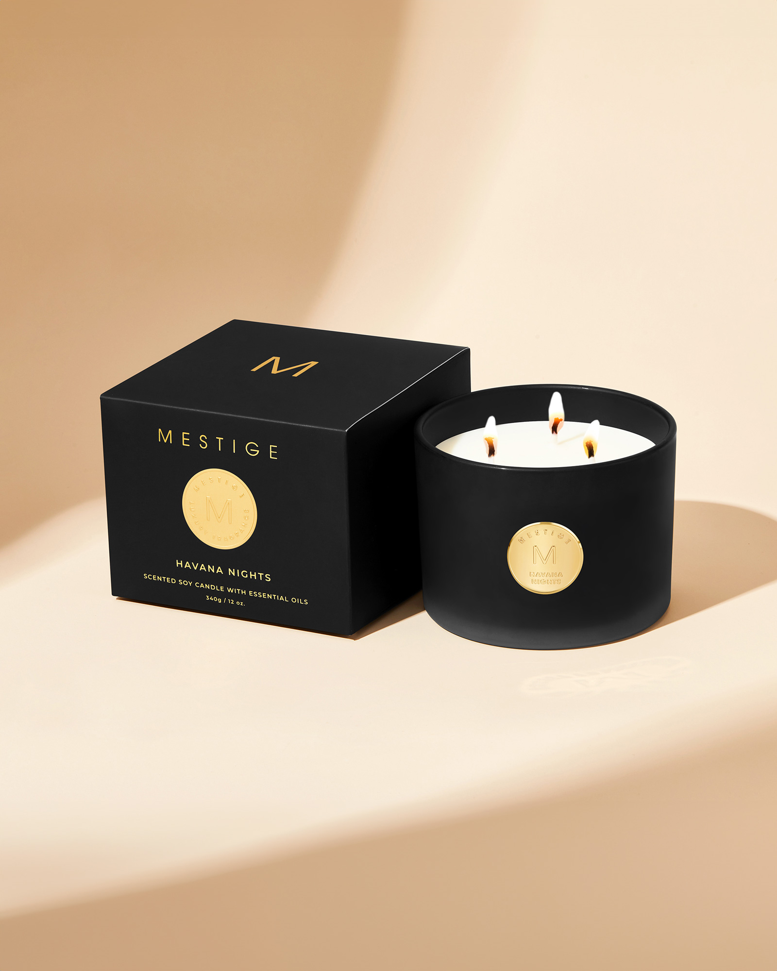 Serenity Candle 340g - Havana Nights