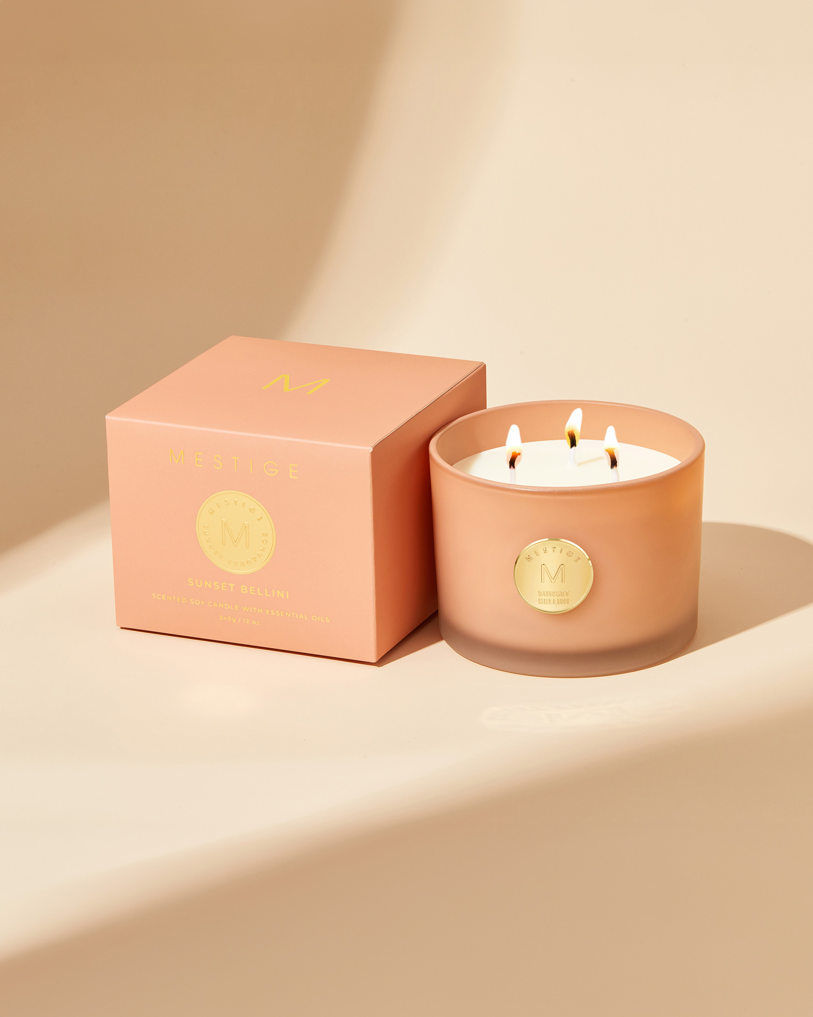 Serenity Candle 340g - Sunset Bellini