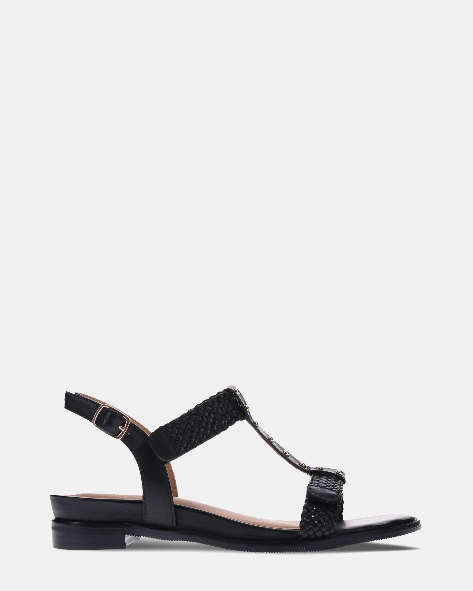 Olympia Adjustable Sandal - Black