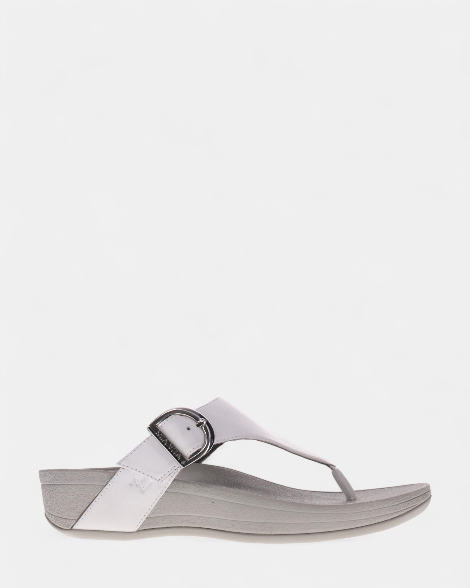 Faith Toe Post Sandal - White