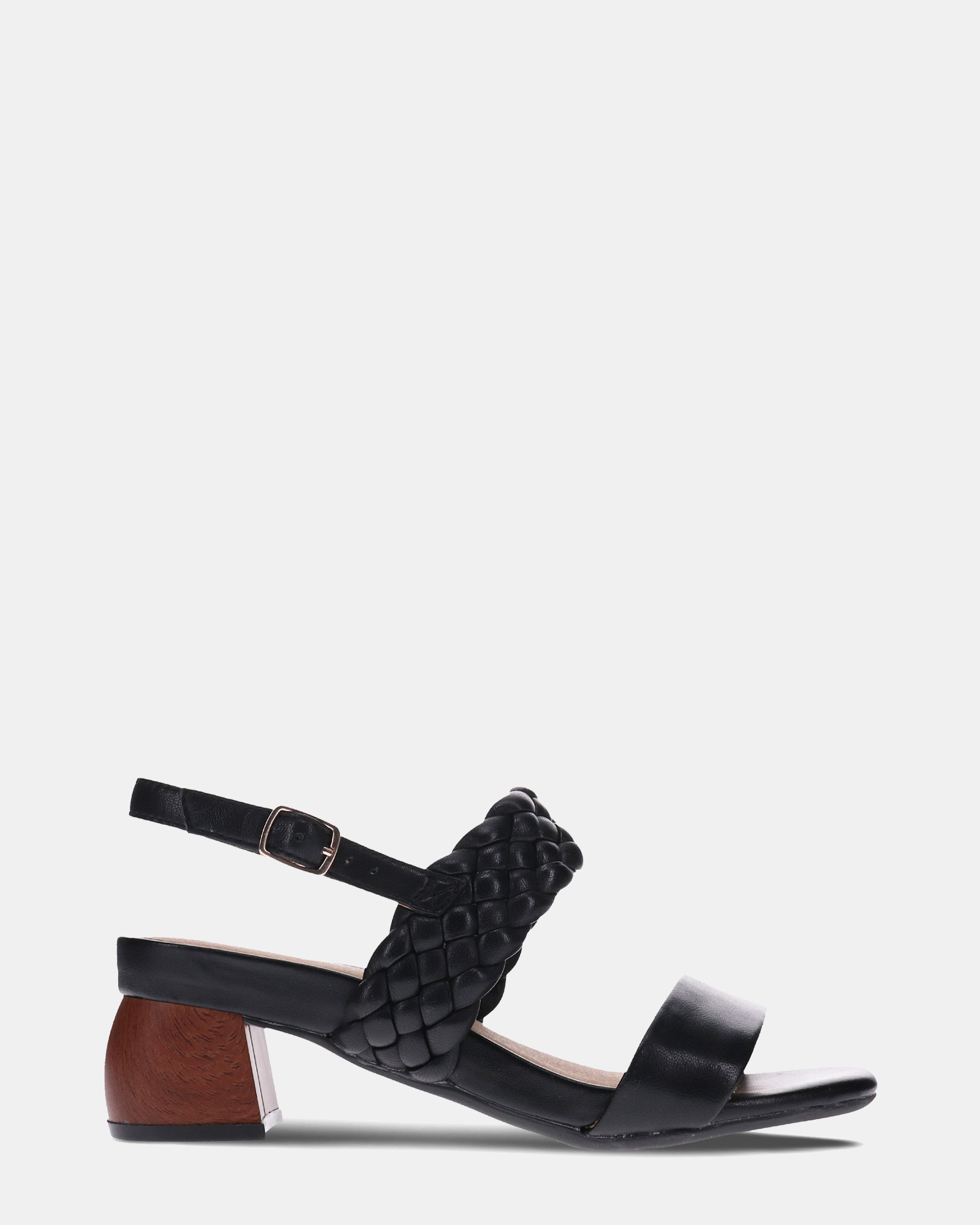 Yuki Heeled Sandal - Black
