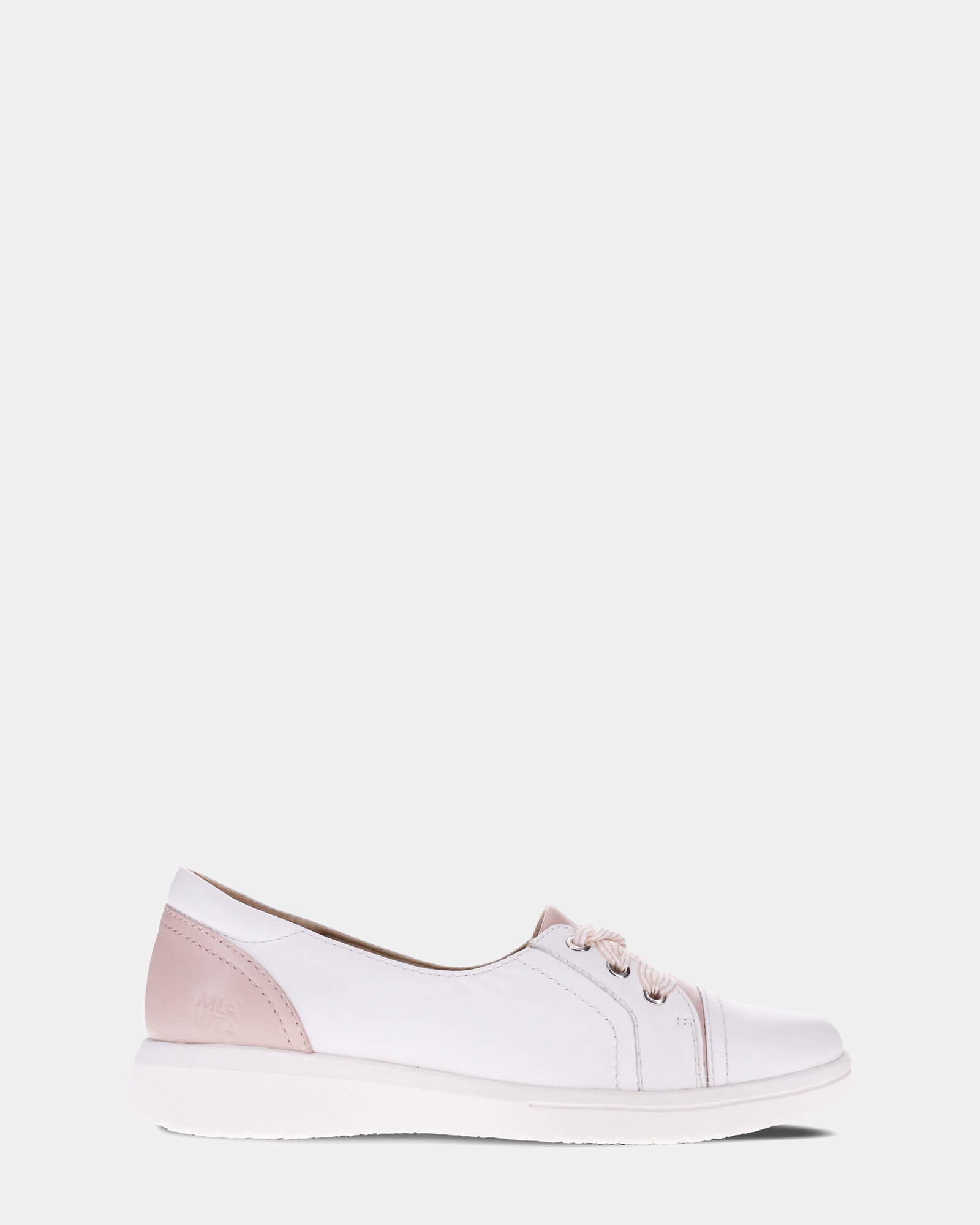 Bridgette Slip-On Casual Sneaker - White/Blush