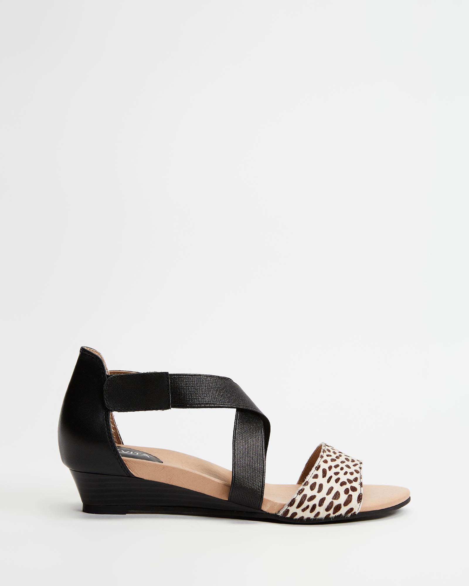 Hydro Wedge Sandal - Black Ocelot
