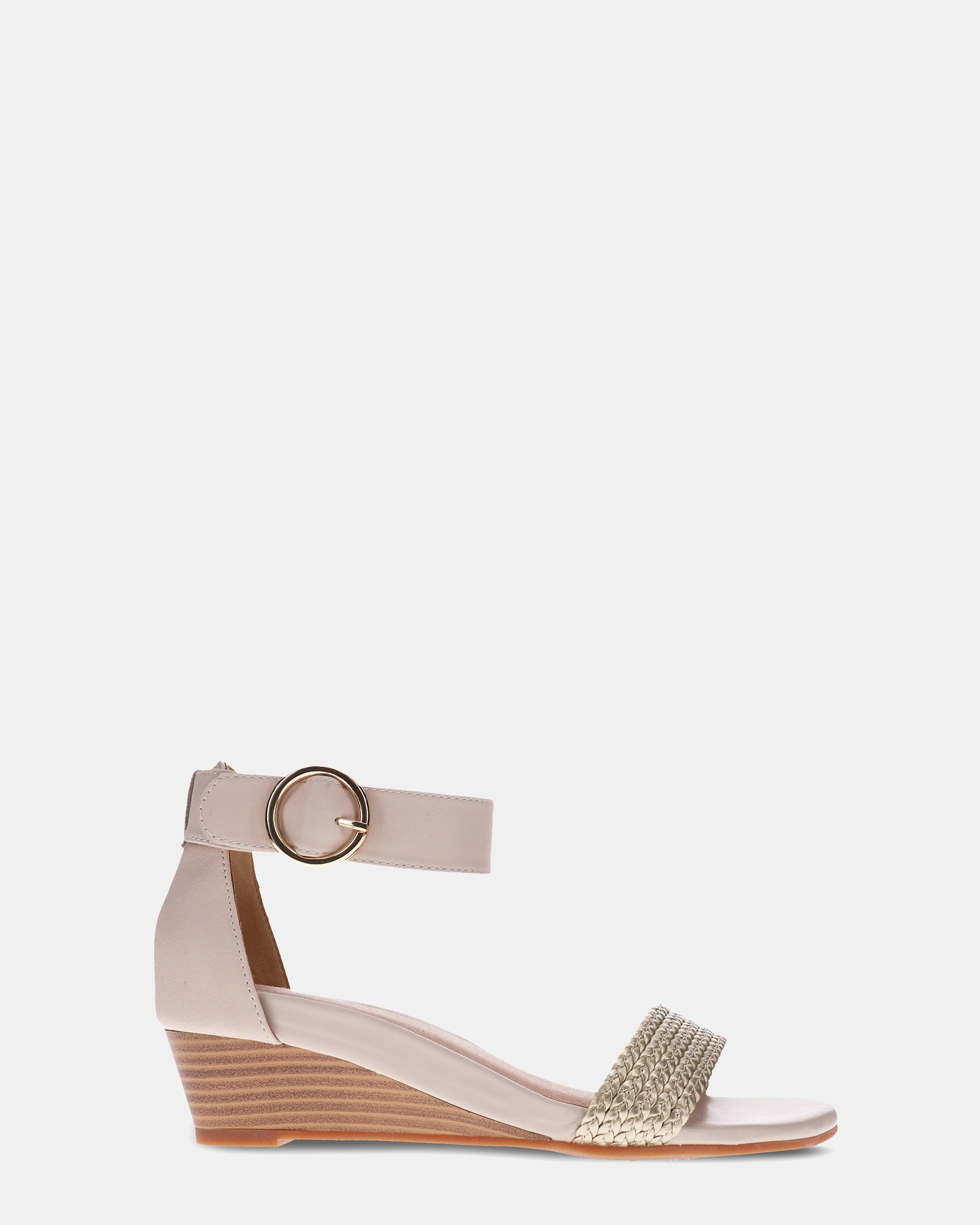 Nasia Wedge Sandal - Beige