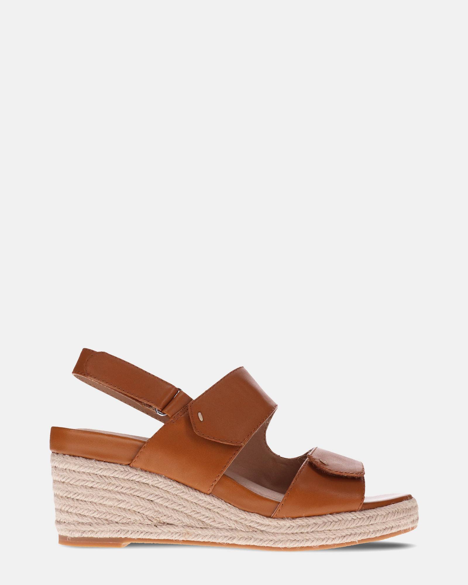 Deanne Wedge Sandal - Tan