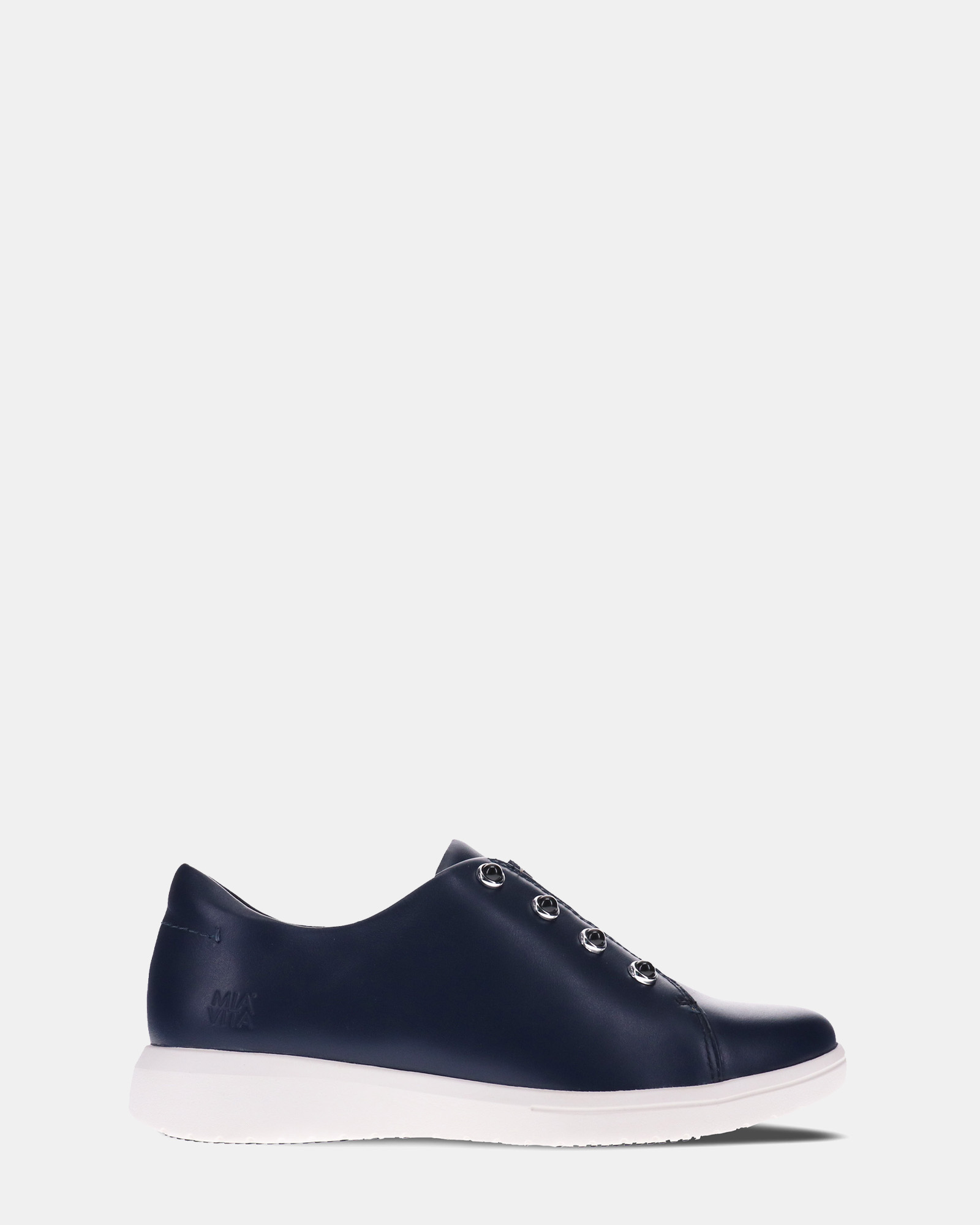 Bingo Elastic Lace Sneaker - Navy