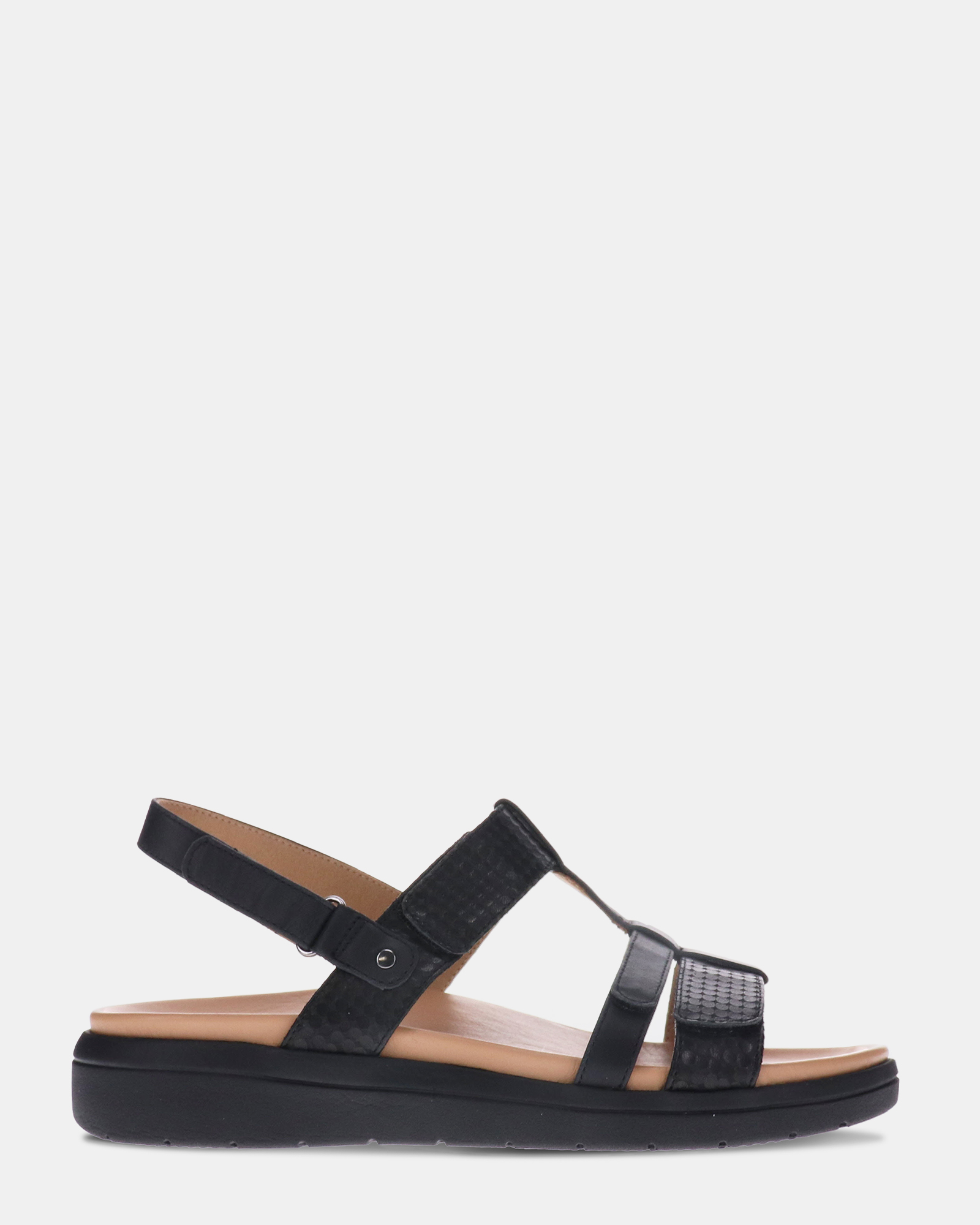 Bryn Adjustable Sandal - Black