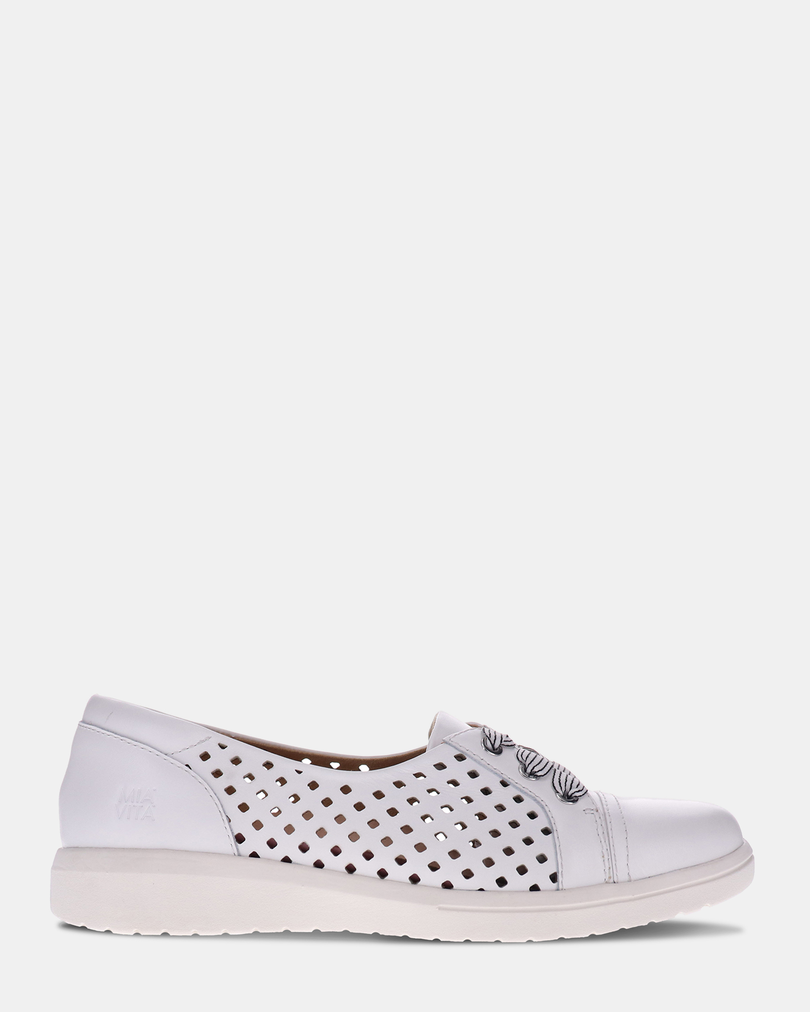Bridgette Slip-On Casual Sneaker - White Laser