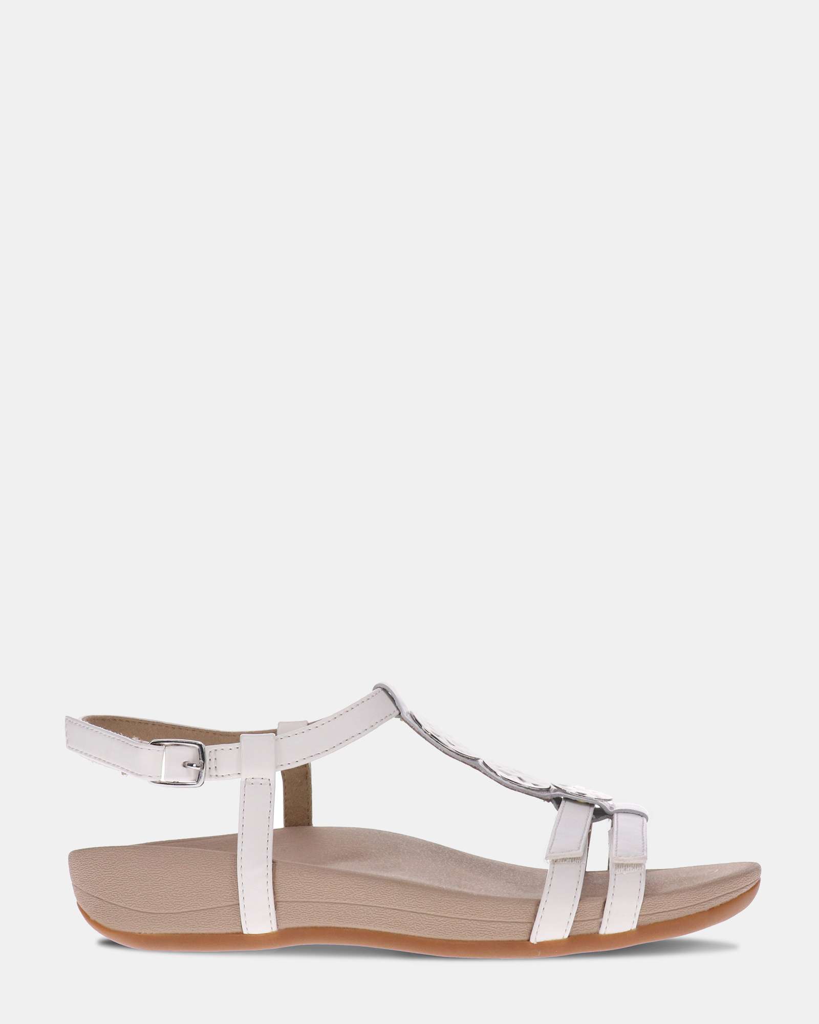 Ayla Adjustable Sandal - White
