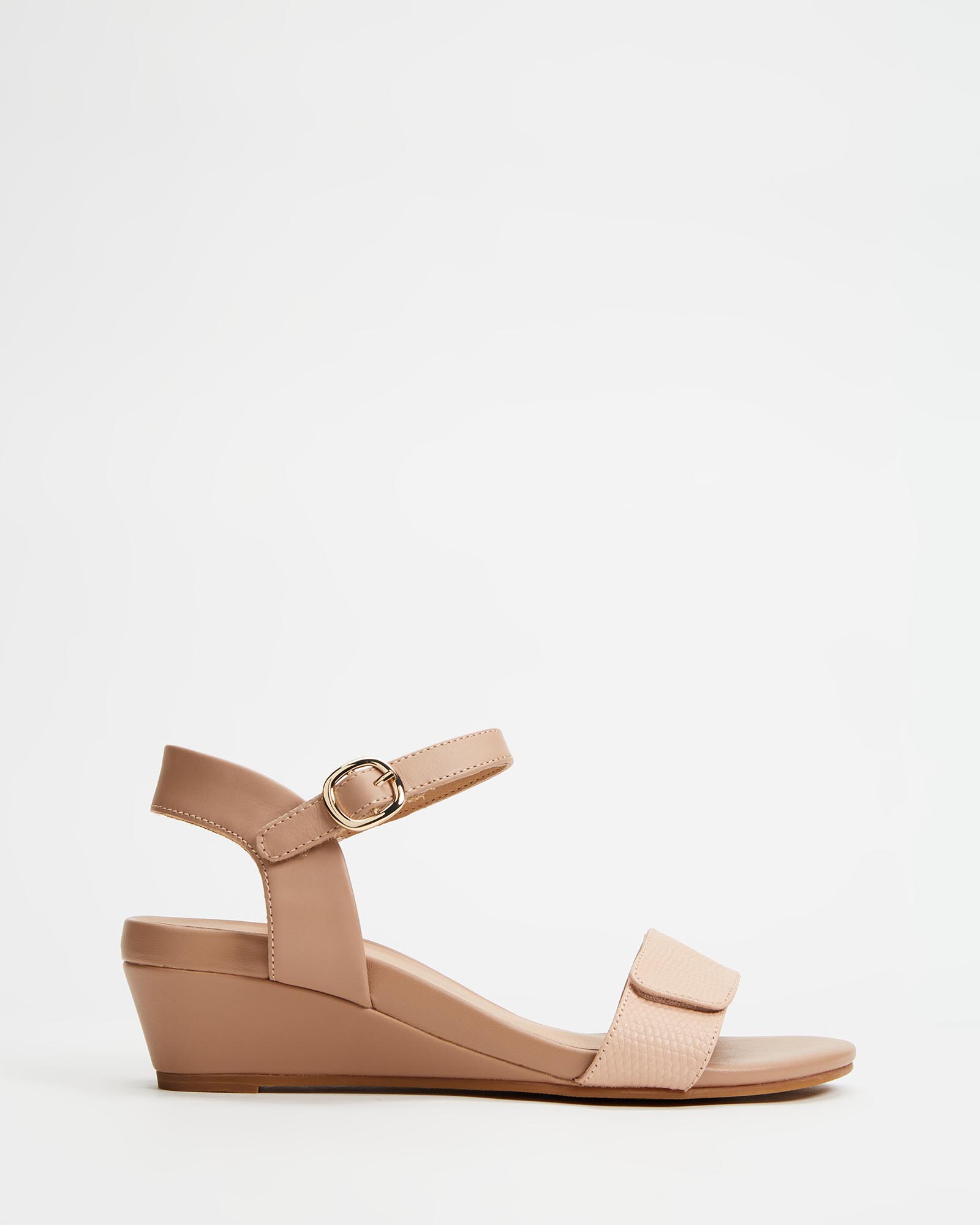 Nelly Wedge Sandal - Pink
