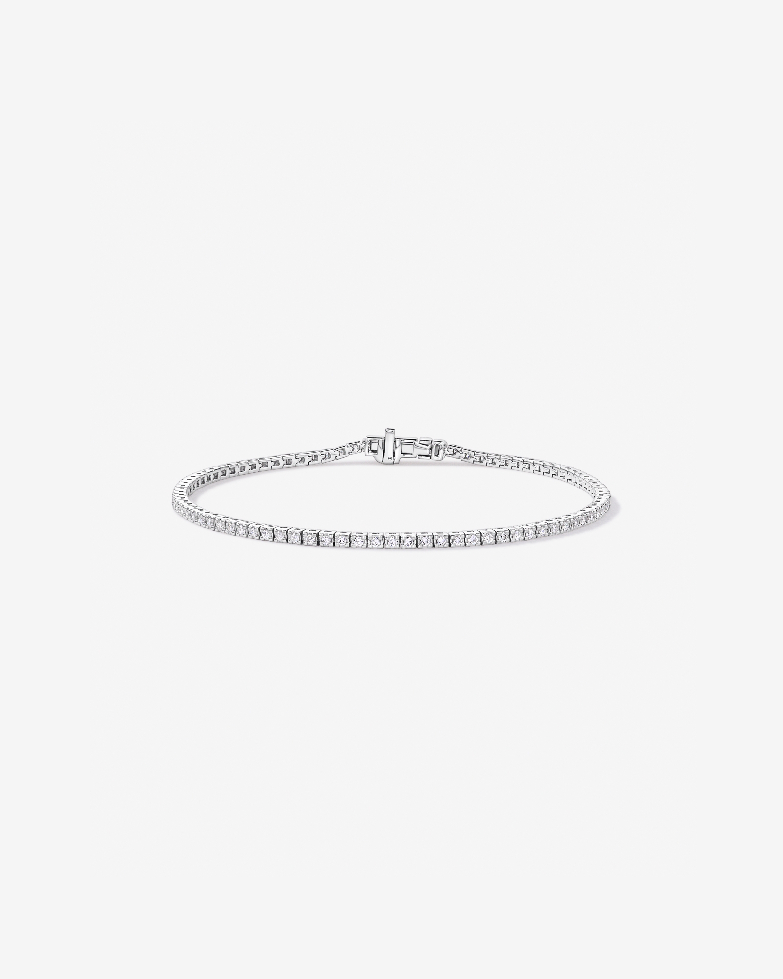 0.75 Carat TW Laboratory-Grown Diamond Tennis Bracelet in Sterling Silver