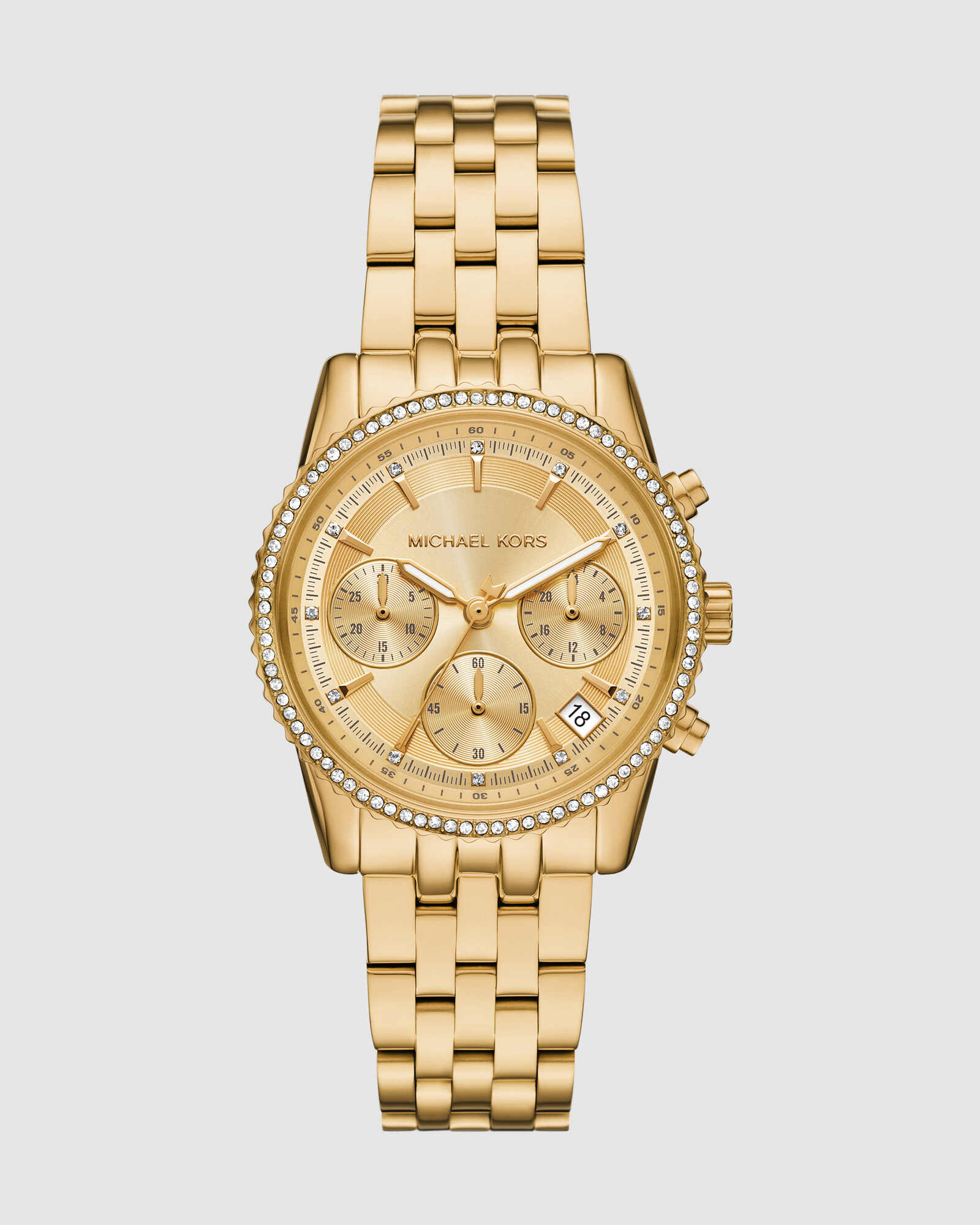 Ritz Gold Tone Chronograph Watch