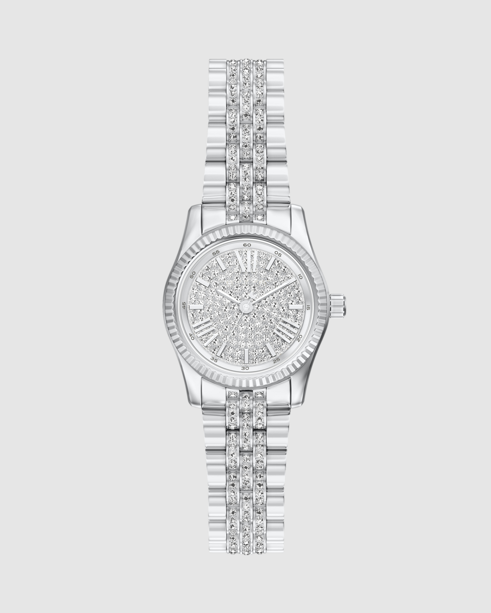 Lexington Silver Tone Analogue Watch