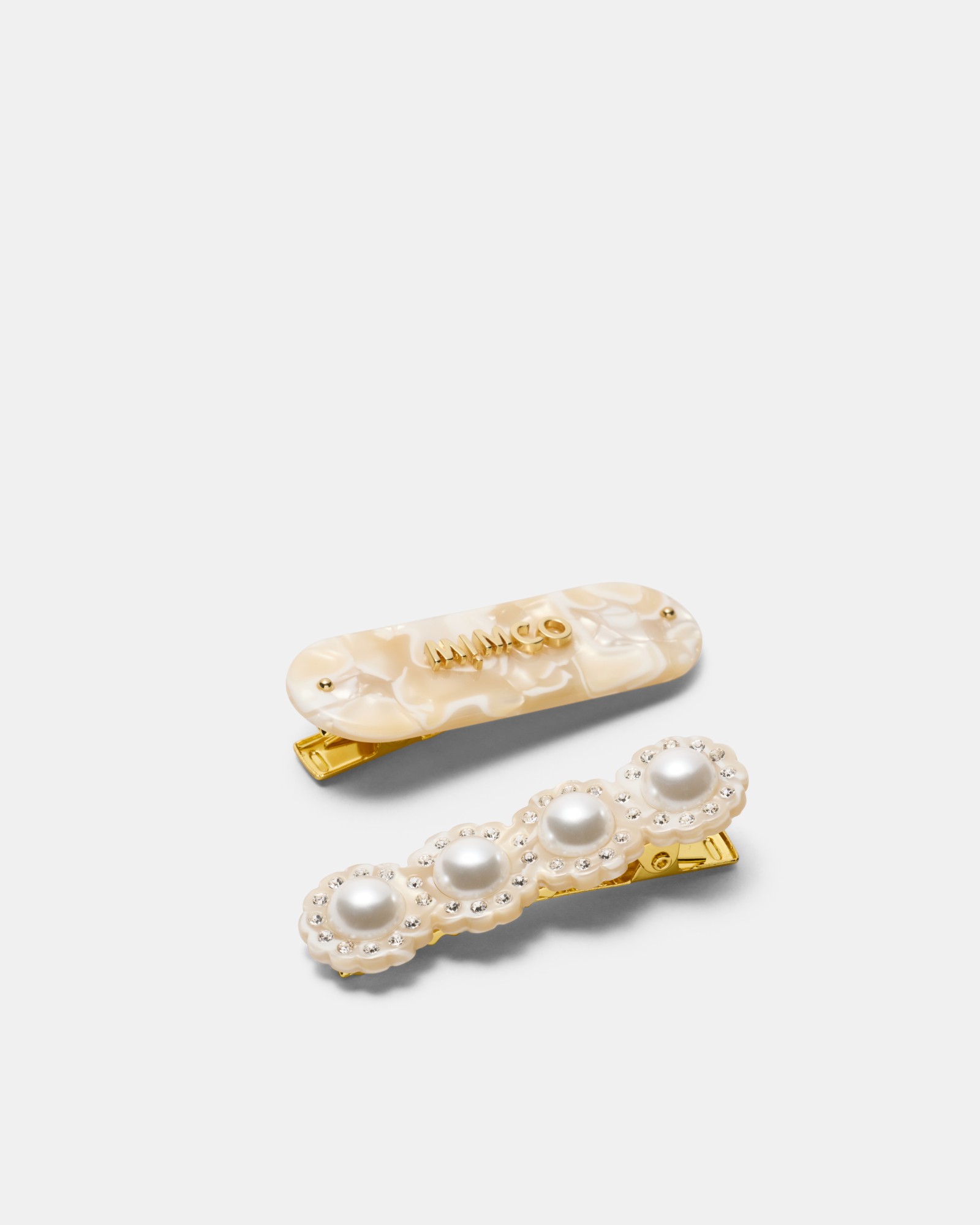 Pearly Hair Clip Set