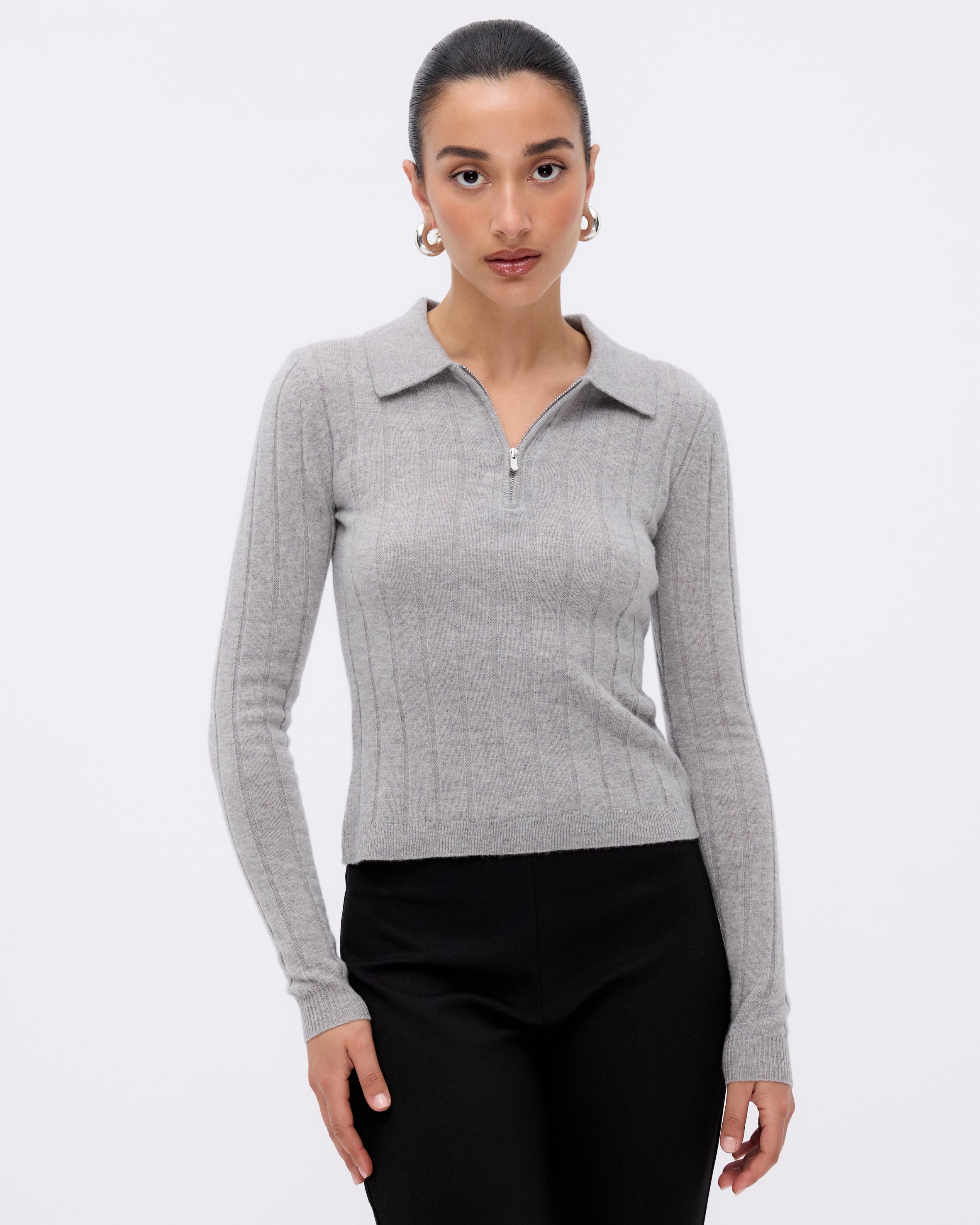 Vali Merino Wool Knit Polo