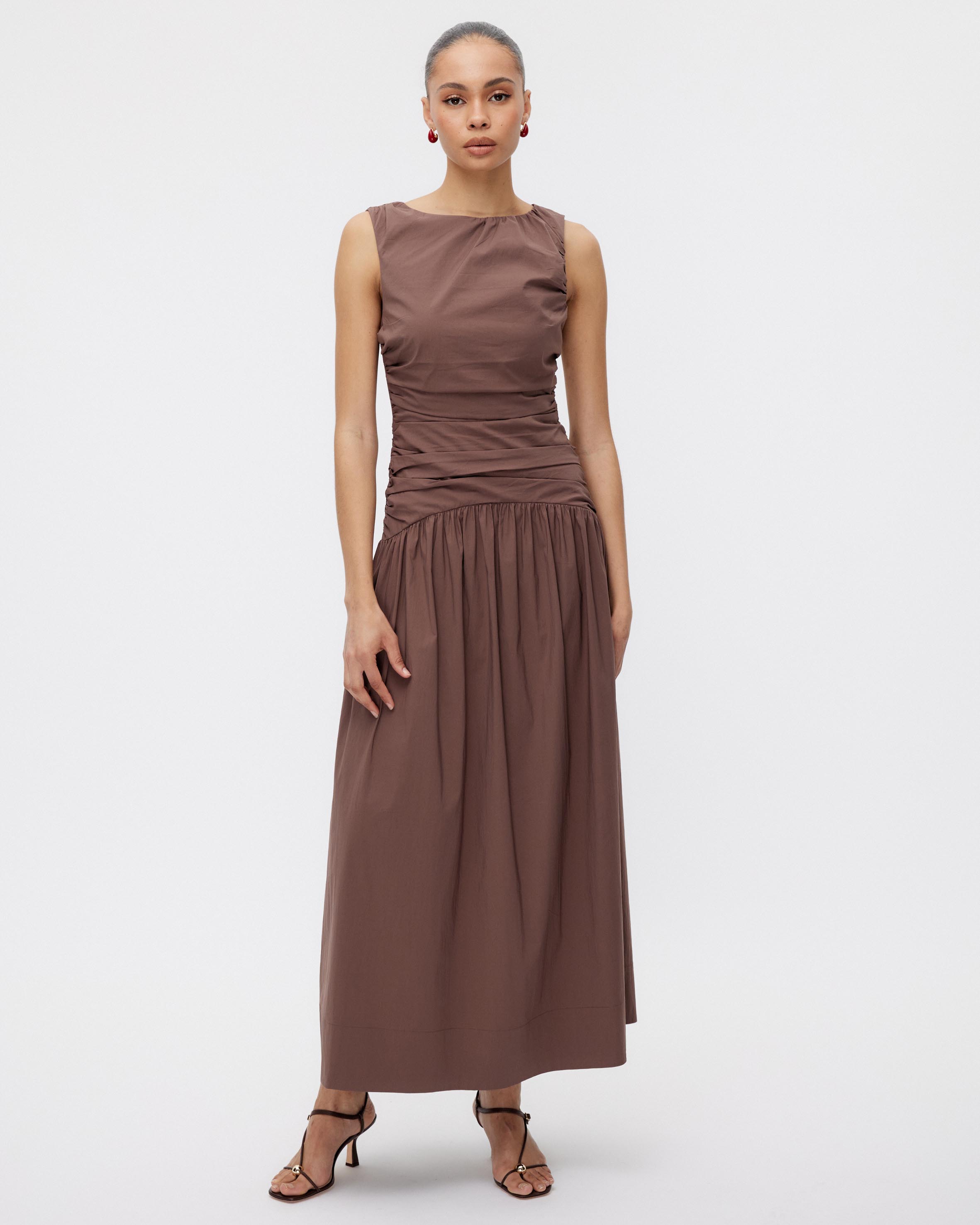 Lyris Drop Waist Maxi Dress