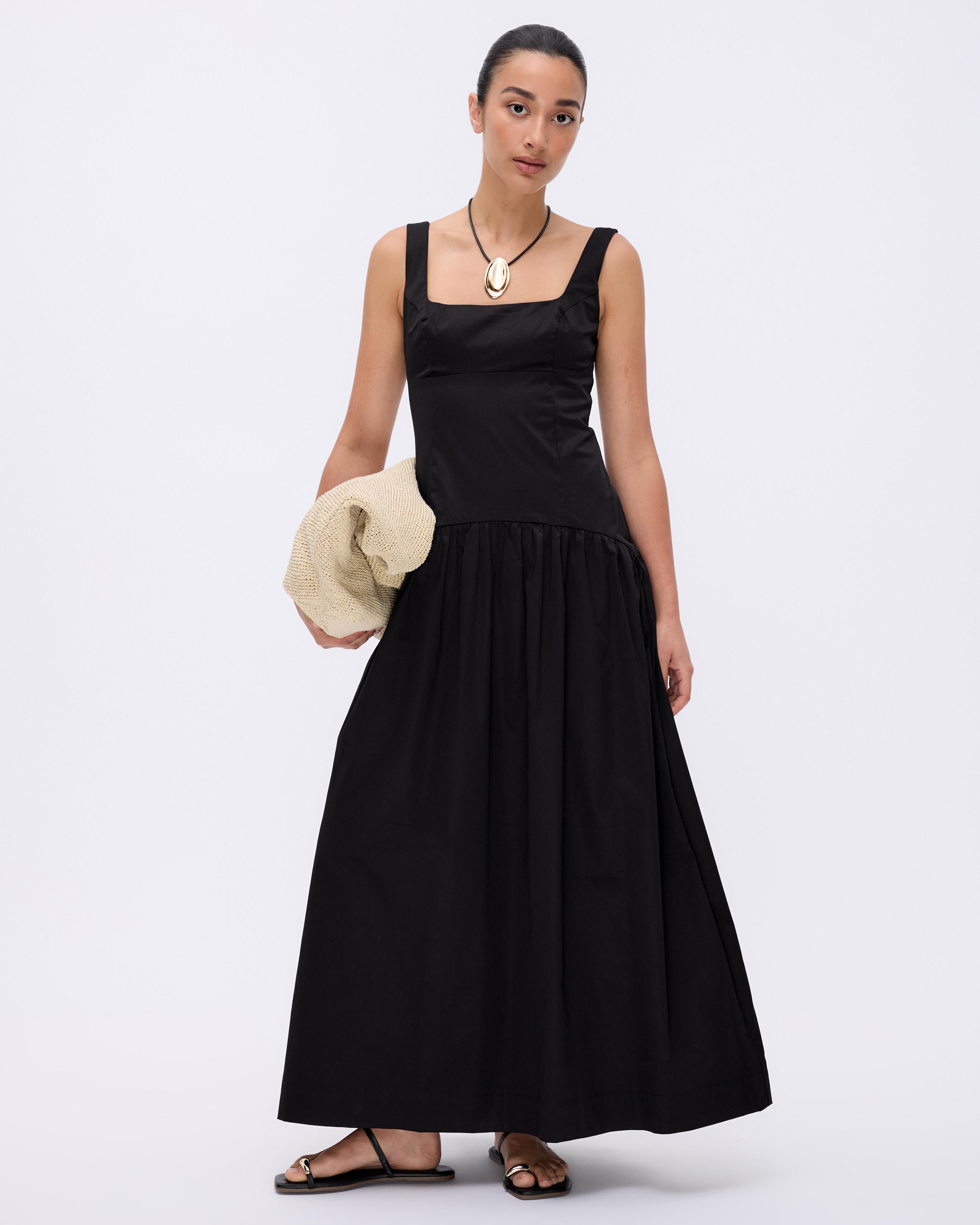 Zuri Cotton Midi Dress
