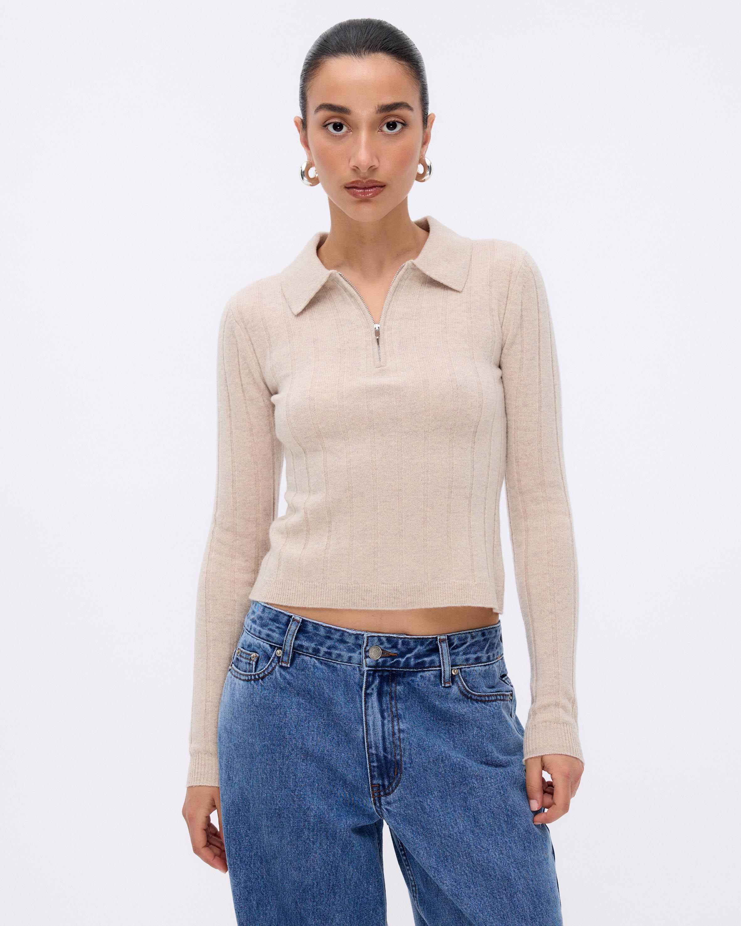 Vali Merino Wool Knit Polo