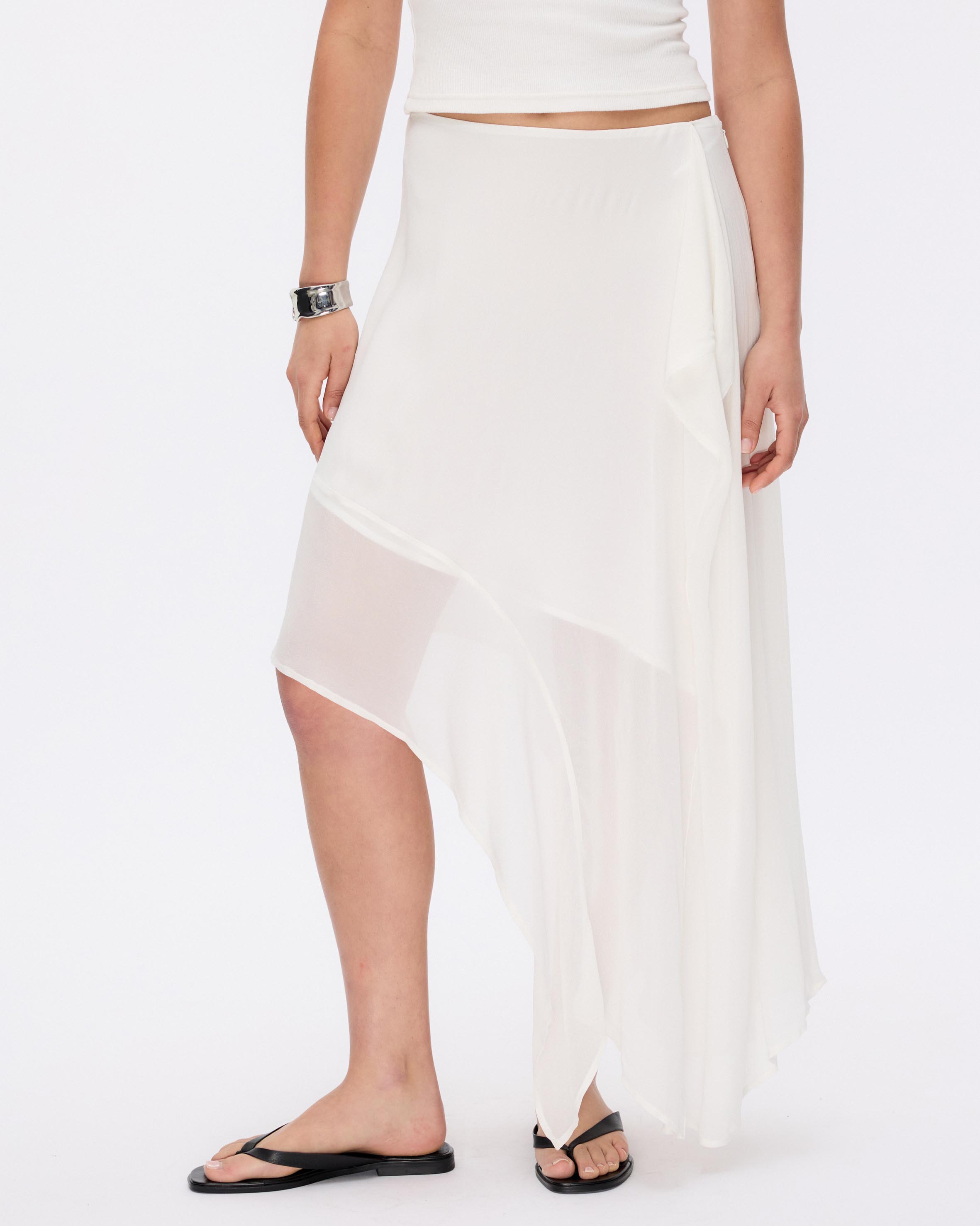Lucy Asymmetrical Midi Skirt