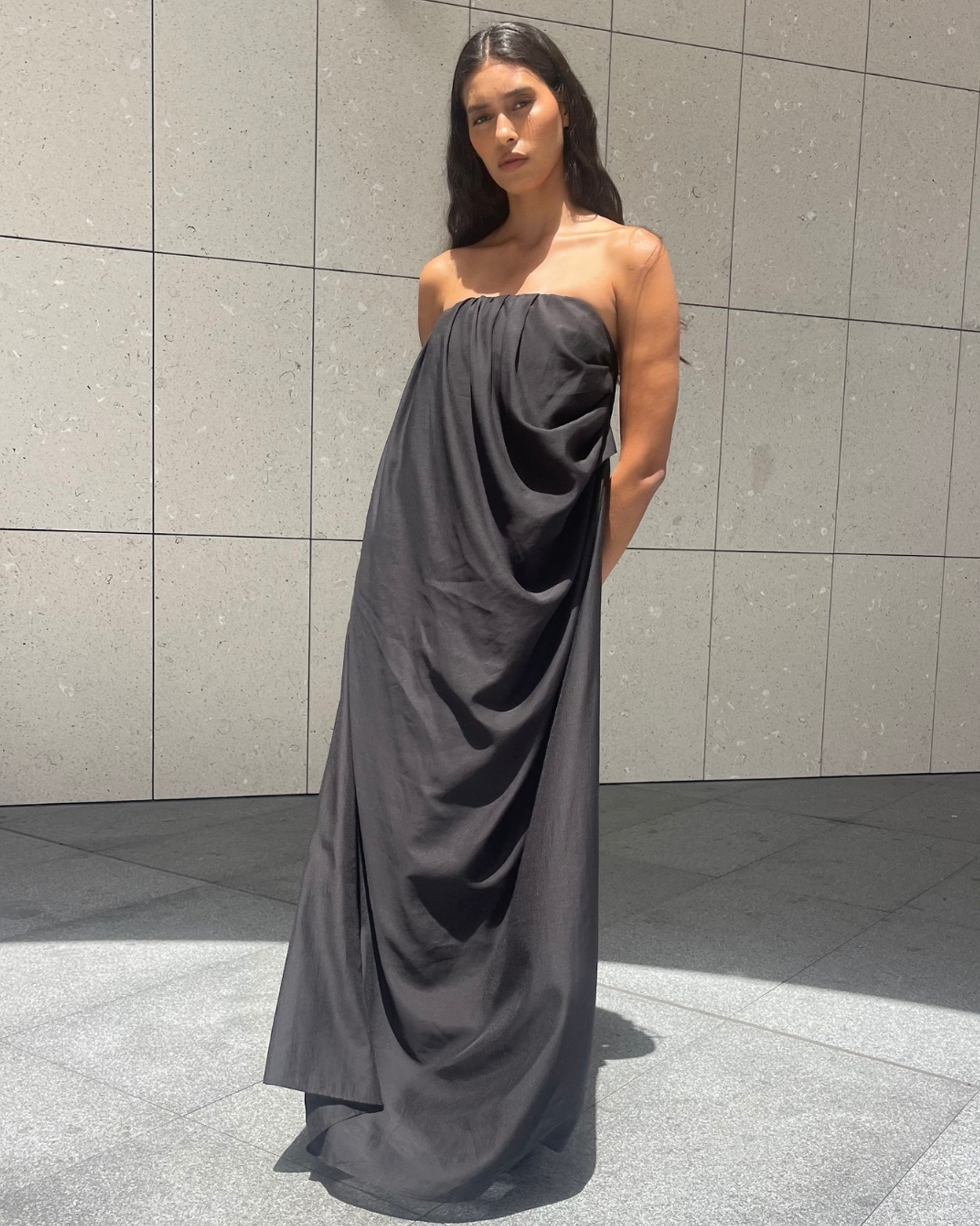 Lana Draped Maxi Dress