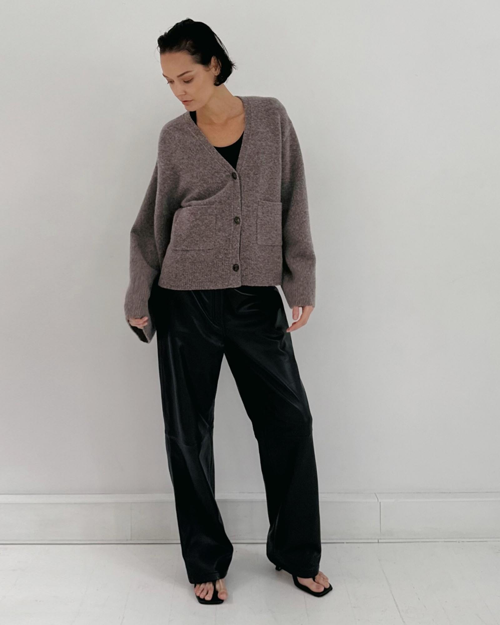 Nervio Leather Look Pants