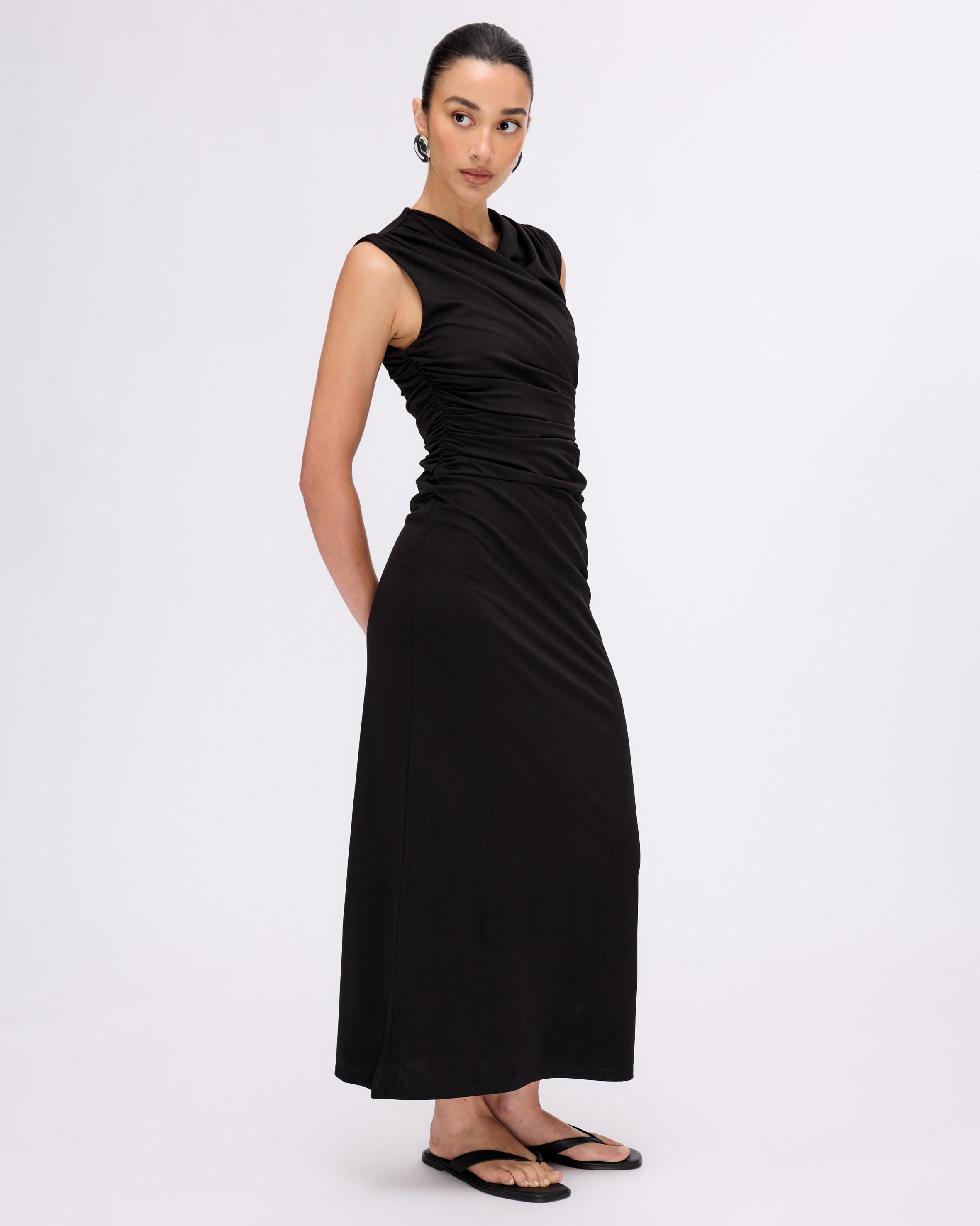 Malia Jersey Wrap Dress