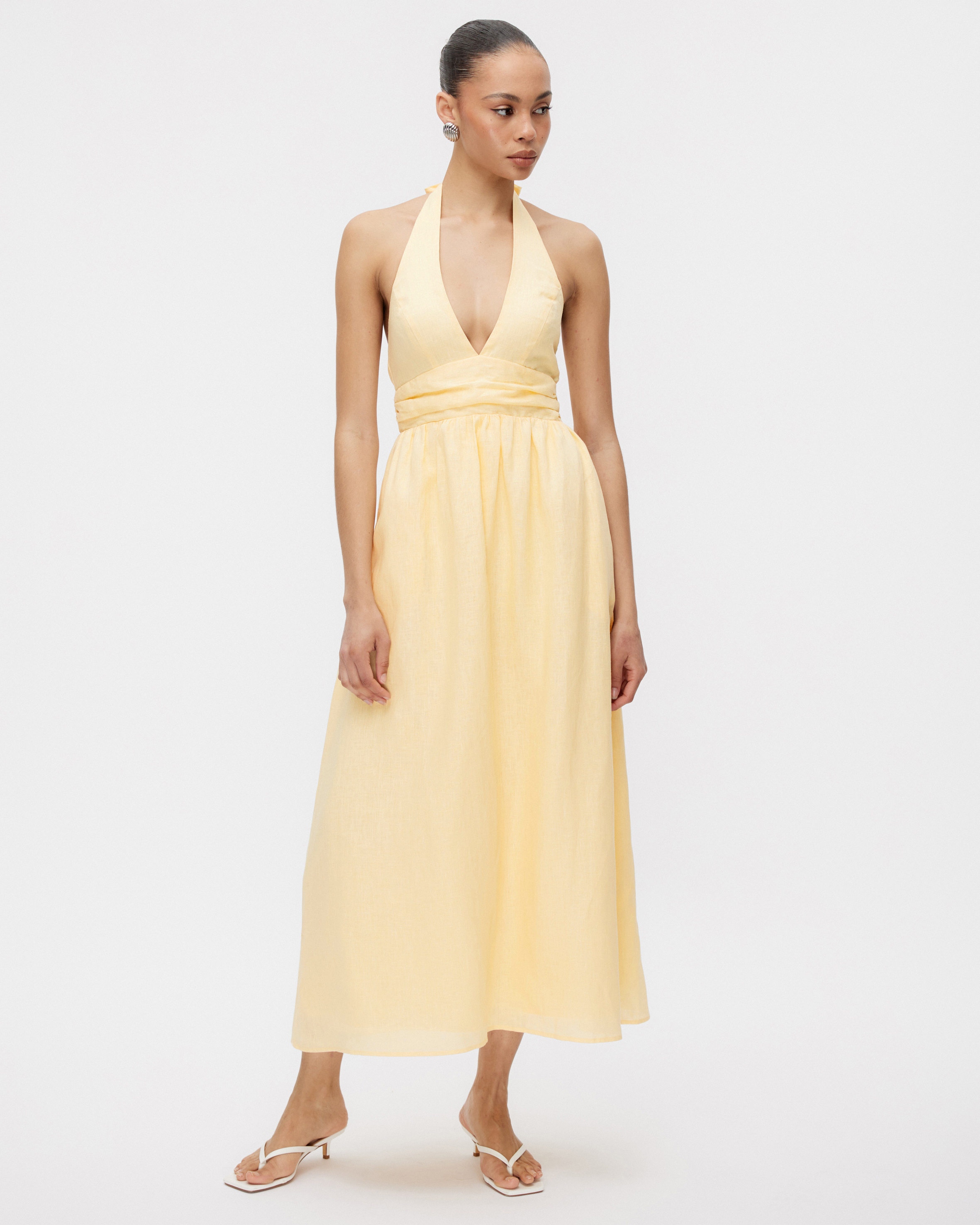 Thalia Halter Midi Dress