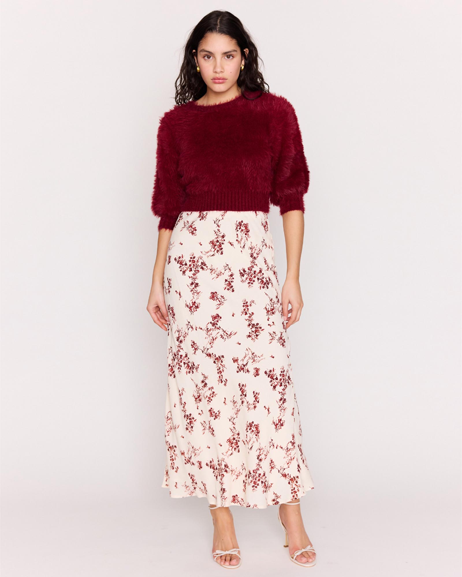 Anaise Bias Maxi Skirt