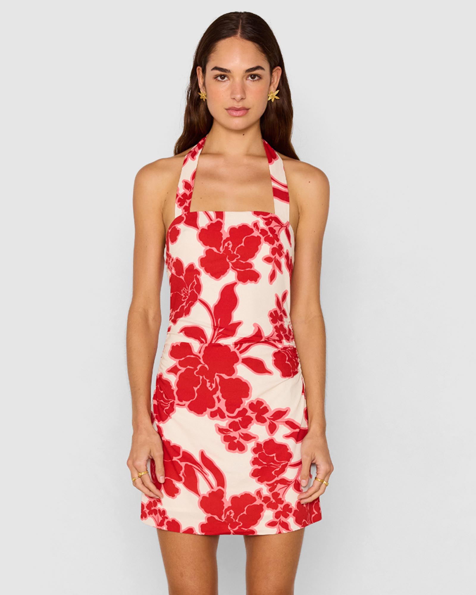 Rosela Halter Mini Dress