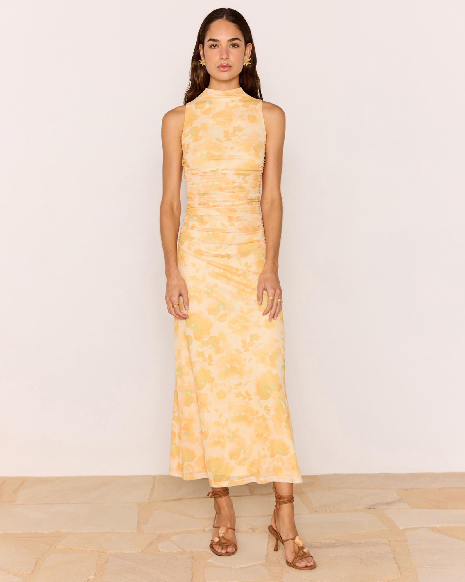 Clair Mesh Midi Dress