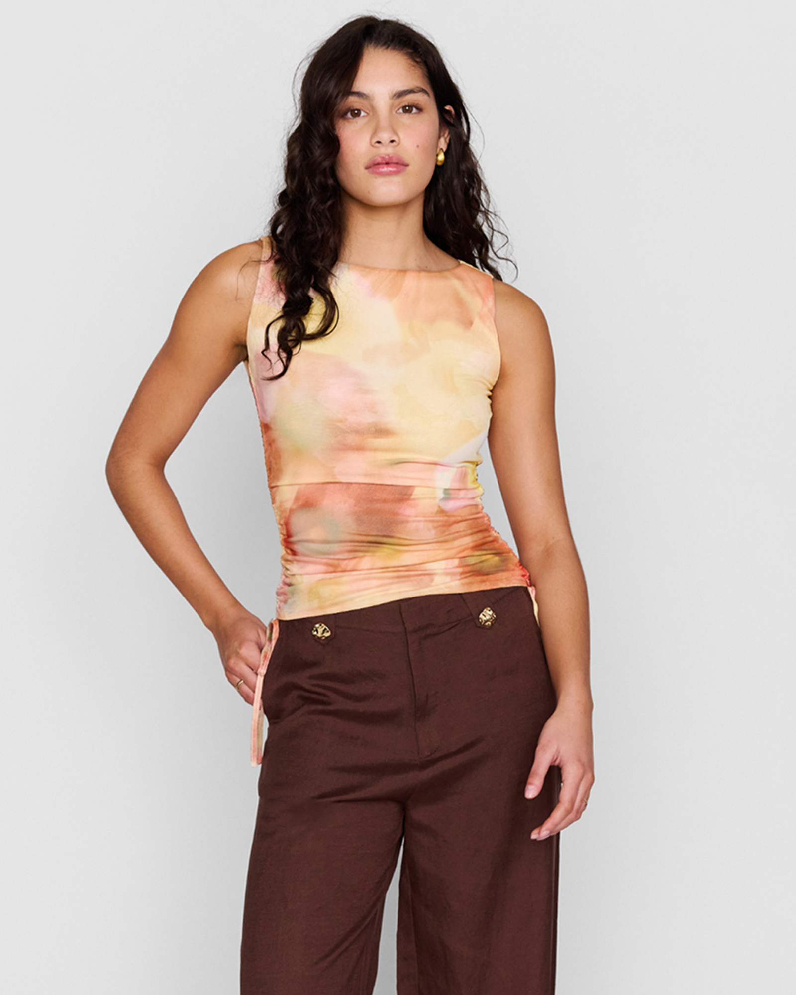 Aria Drawstring Top