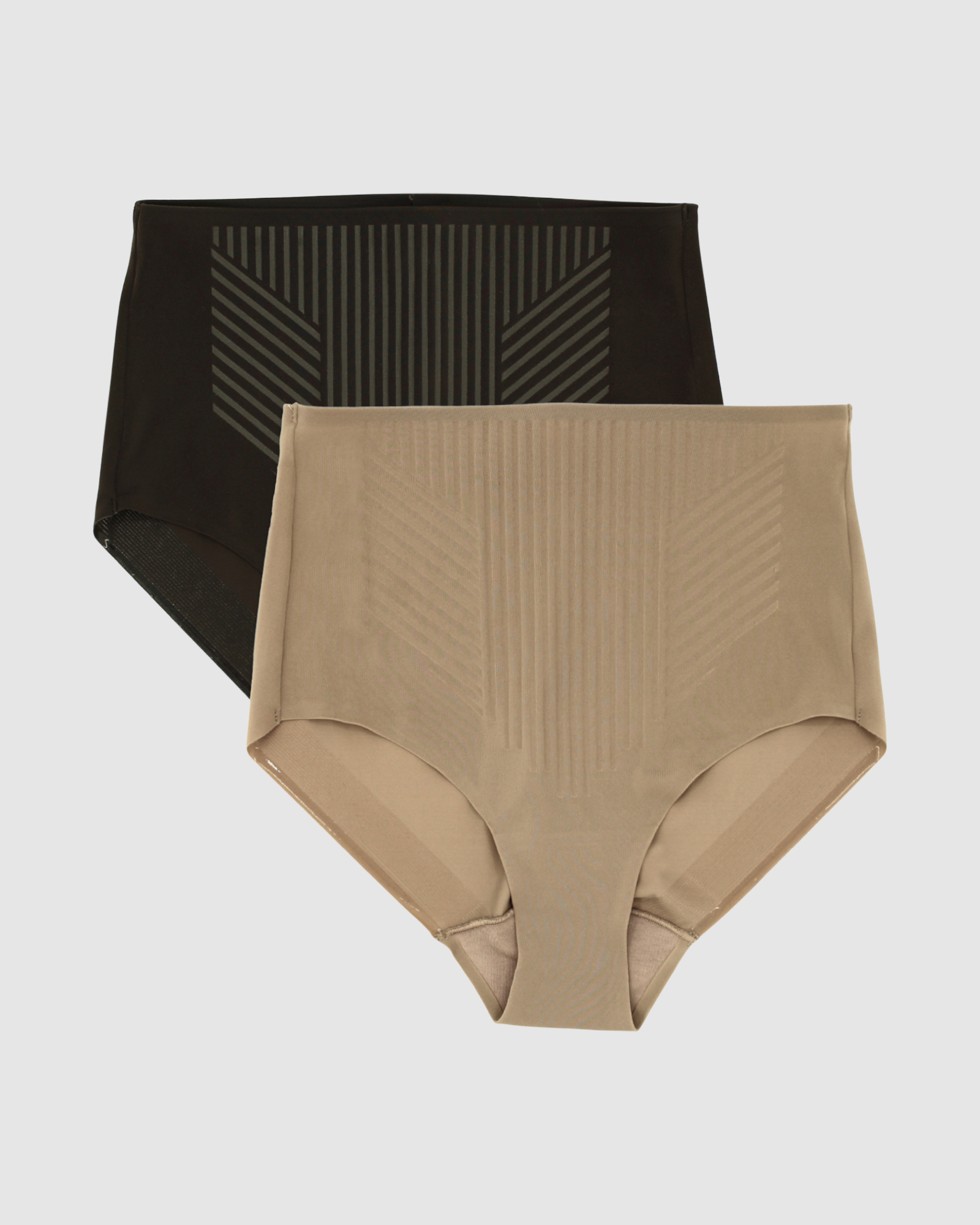 2 Pack High Waist Light Tummy Control Brief