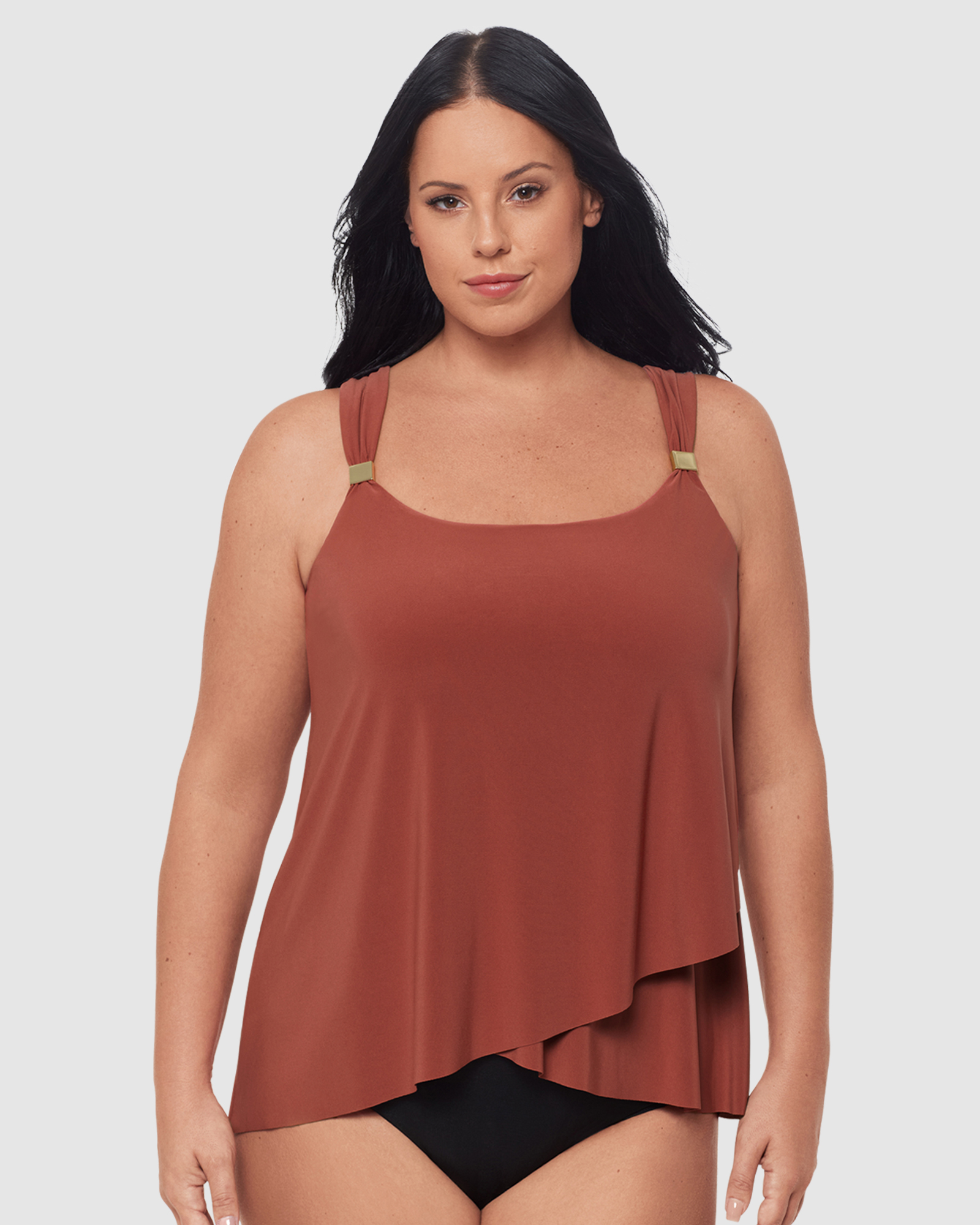 Razzle Dazzle Underwired Plus Size Tankini Top