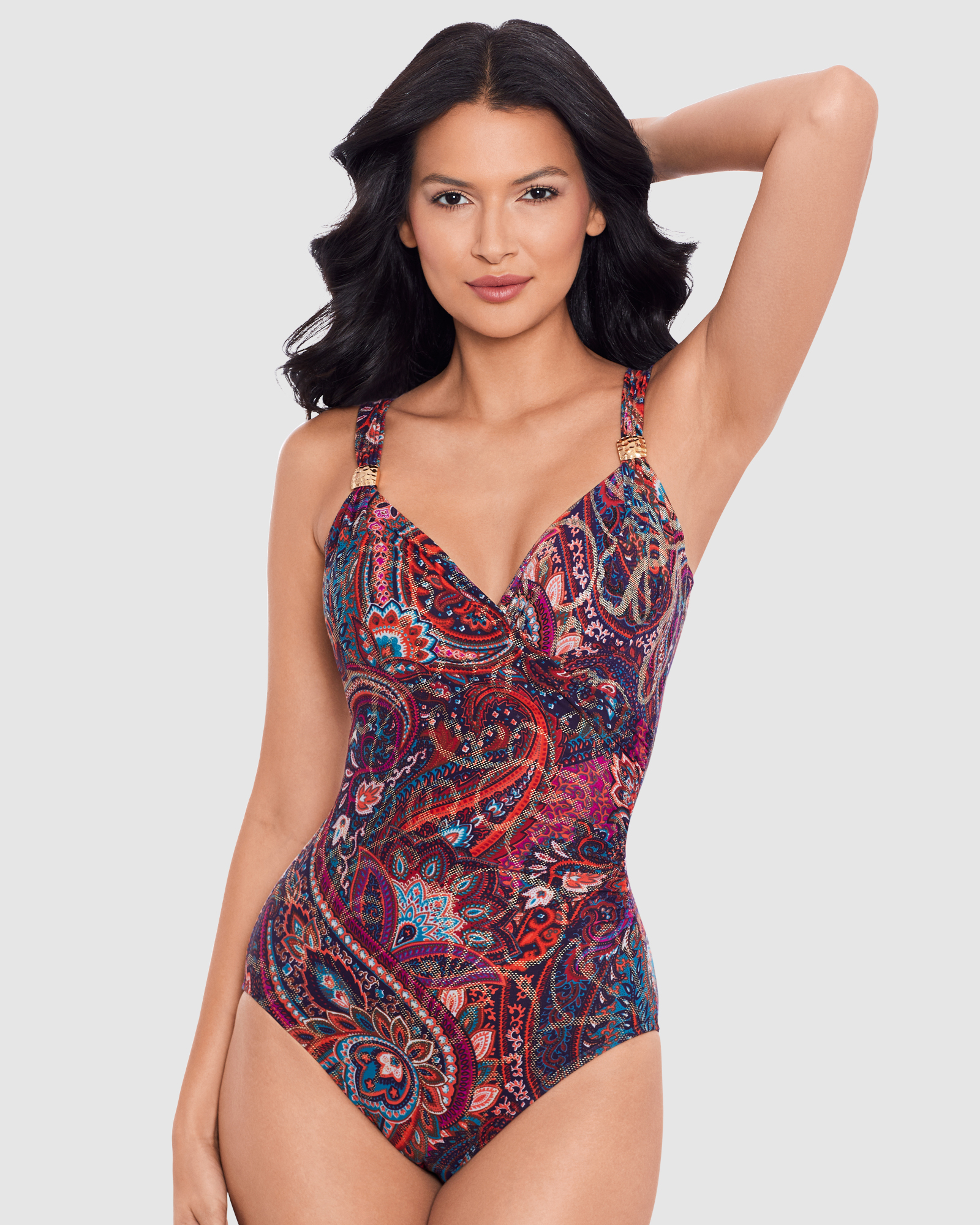 Dynasty Siren Crossover Shaping Swimsuit