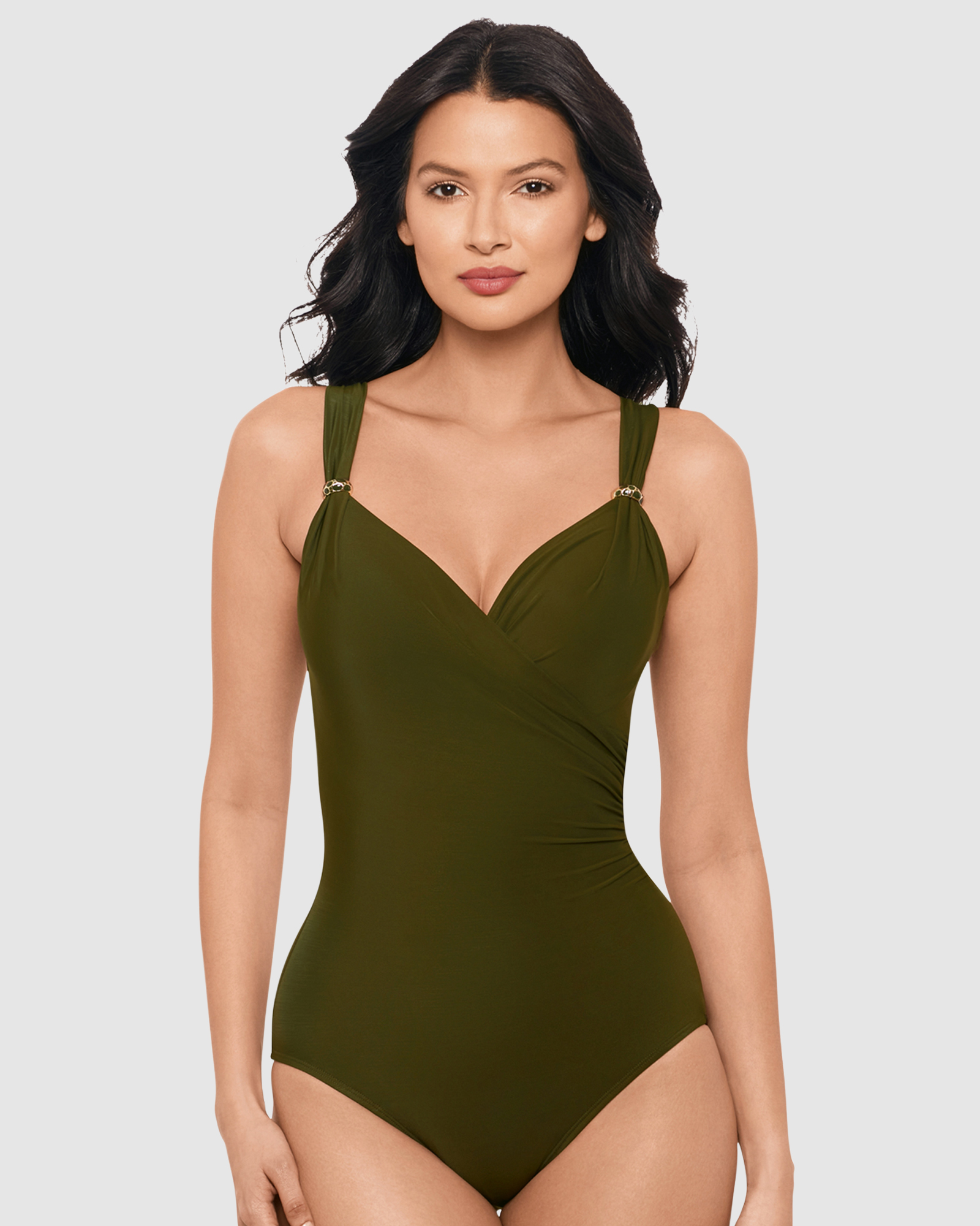 Razzle Dazzle Siren Crossover Shaping Swimsuit