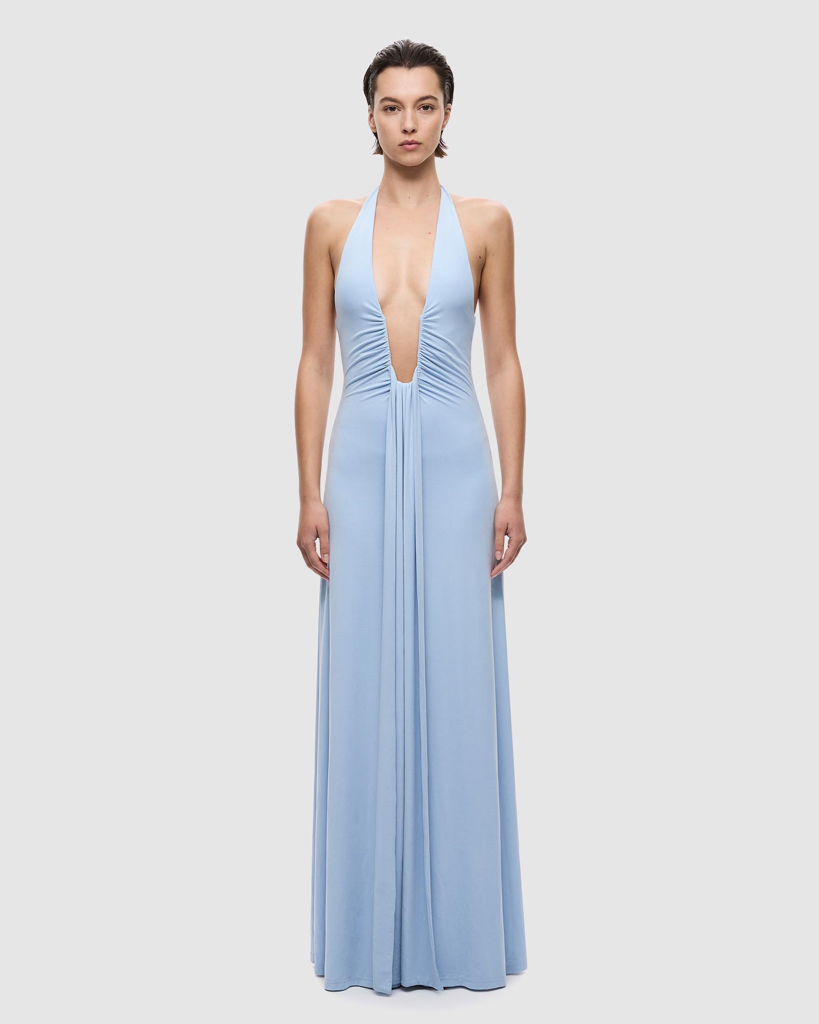 Jennifer Cupro Maxi Dress