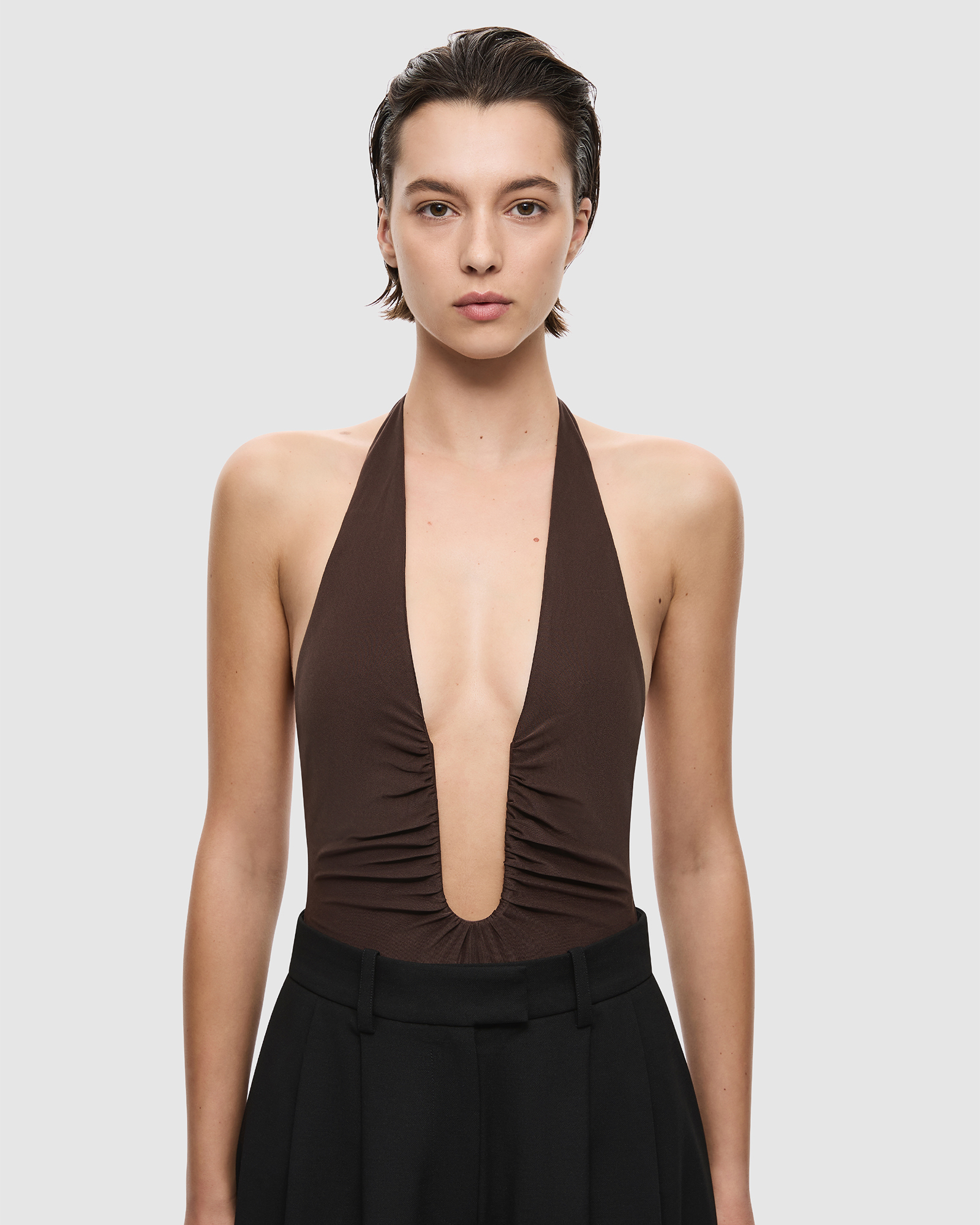 Jennifer Cupro Bodysuit - ICONIC EXCLUSIVE